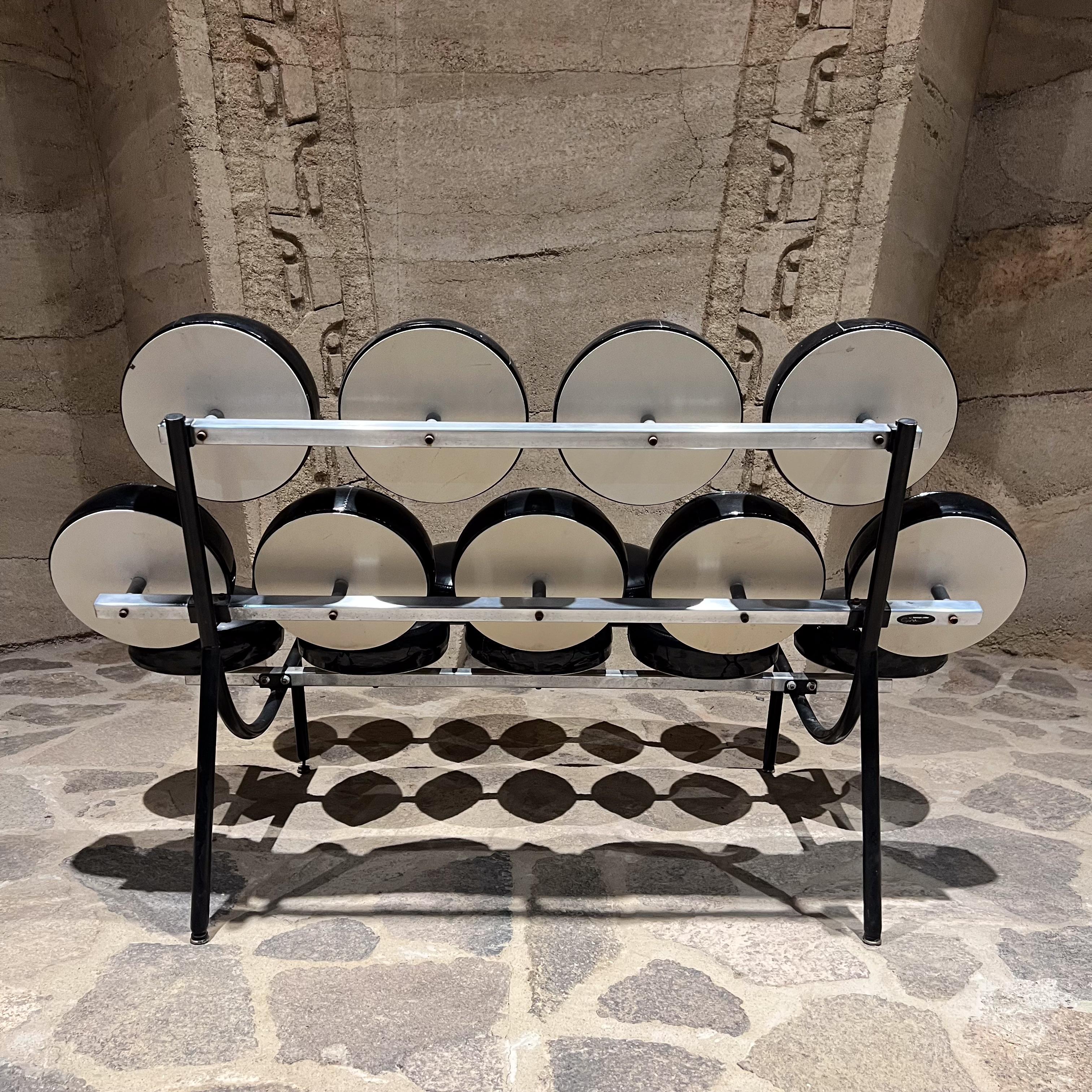 George Nelson Sofá Marshmallow negro para Herman Miller Mediados de siglo 1950 en Bueno estado para la venta en Chula Vista, CA