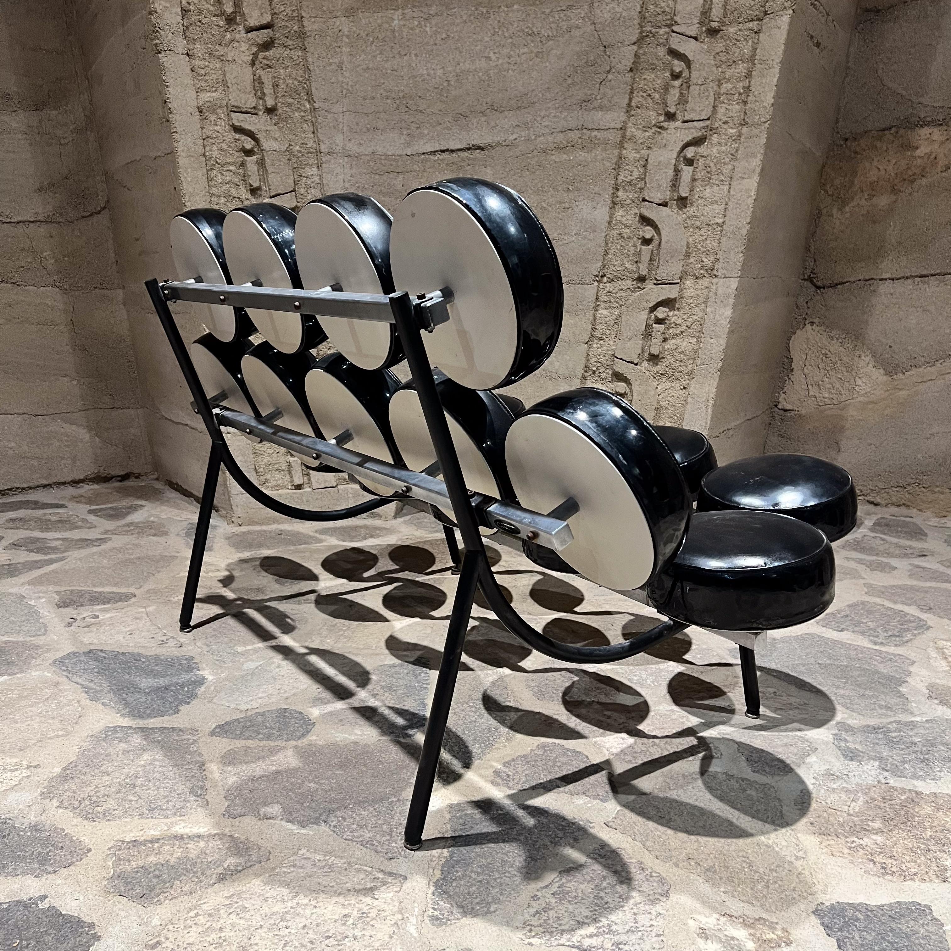 George Nelson Sofá Marshmallow negro para Herman Miller Mediados de siglo 1950 en venta 1