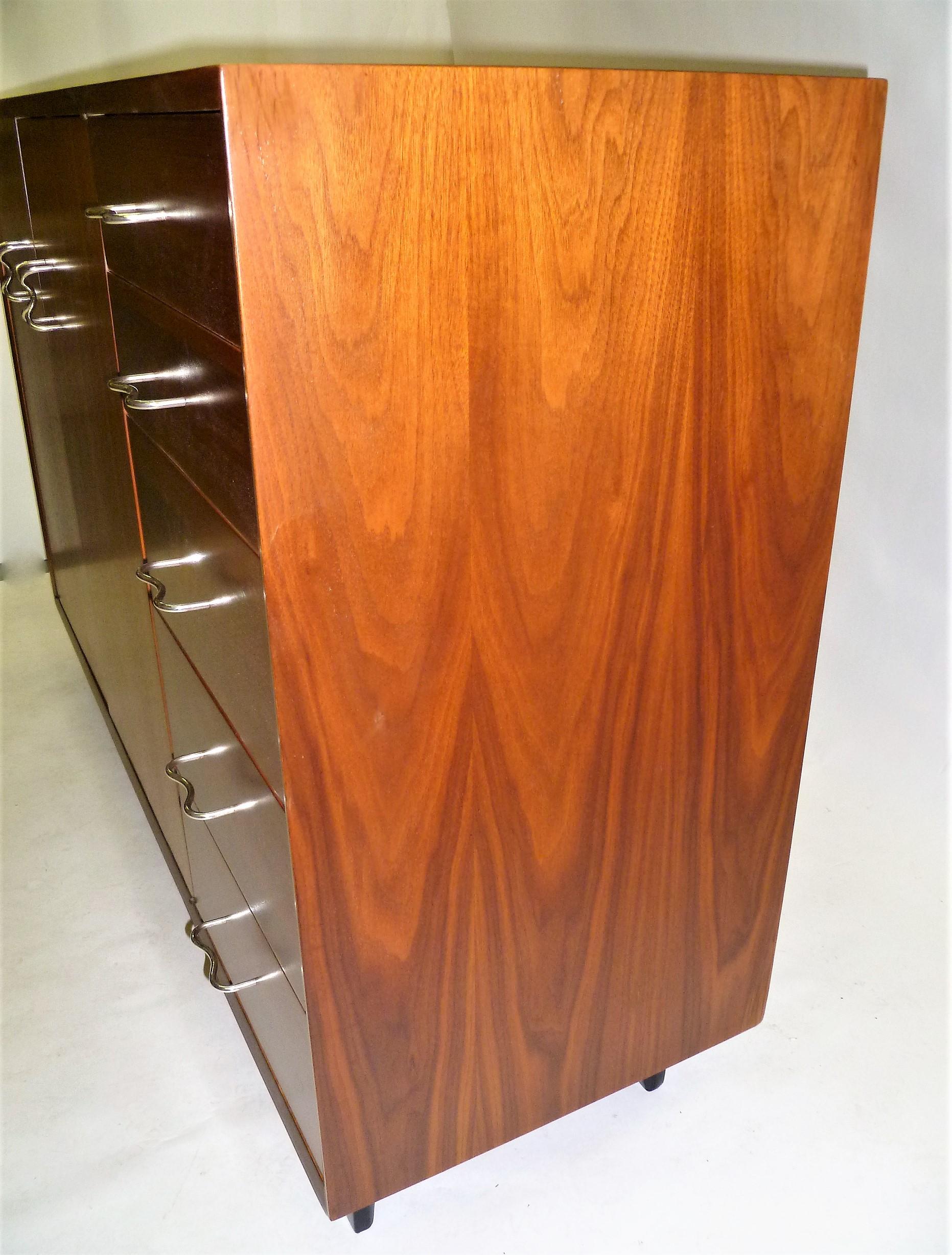 1950s George Nelson Credenza Buffet Sideboard for the Herman Miller Collection In Good Condition In Miami, FL