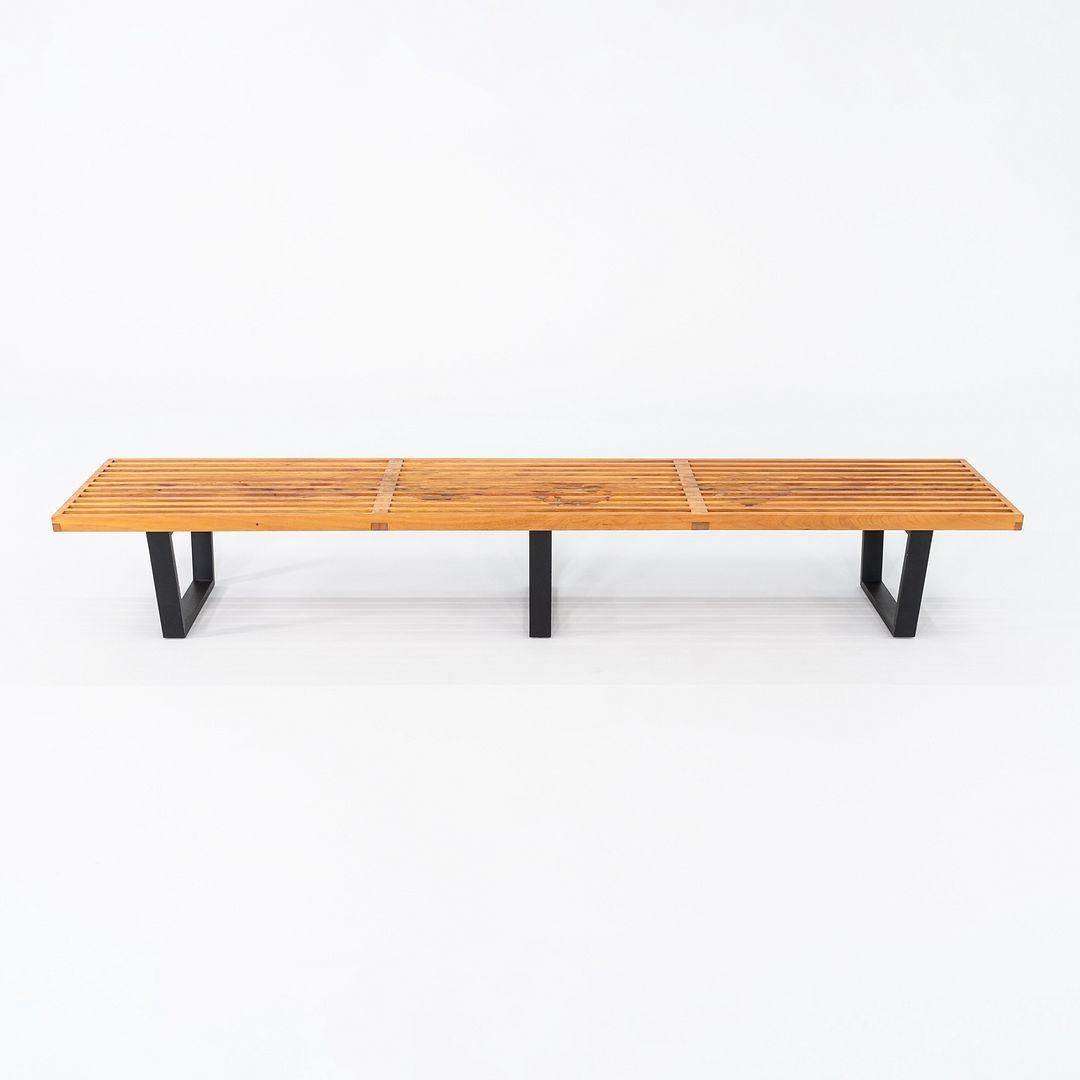 Mid-20th Century 1950s George Nelson for Herman Miller 4992 Slatted Bench in Maple 92