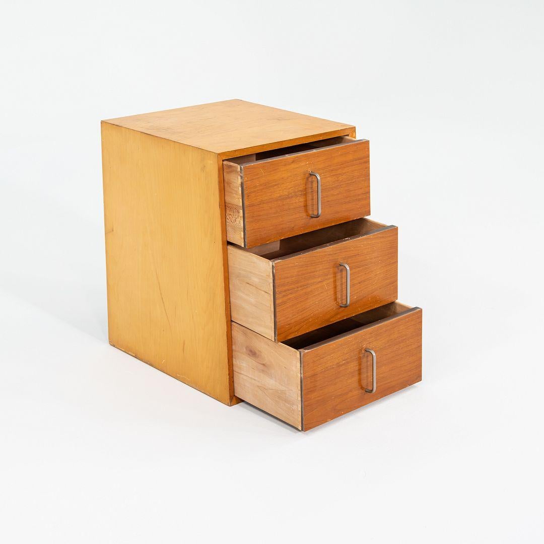 1950s George Nelson for Herman Miller BCS Three Drawer Cabinet (No Bench) For Sale 3