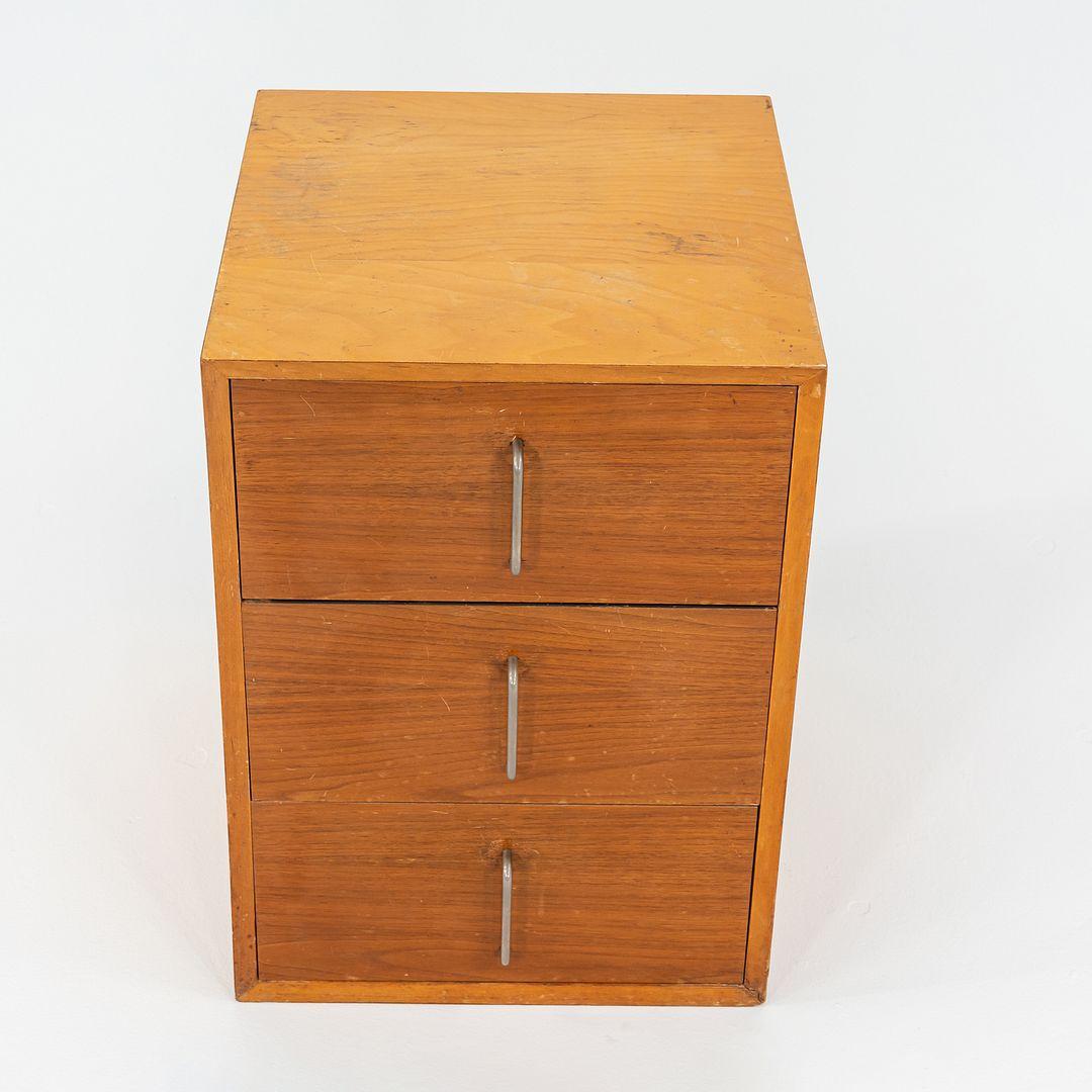American 1950s George Nelson for Herman Miller BCS Three Drawer Cabinet (No Bench) For Sale