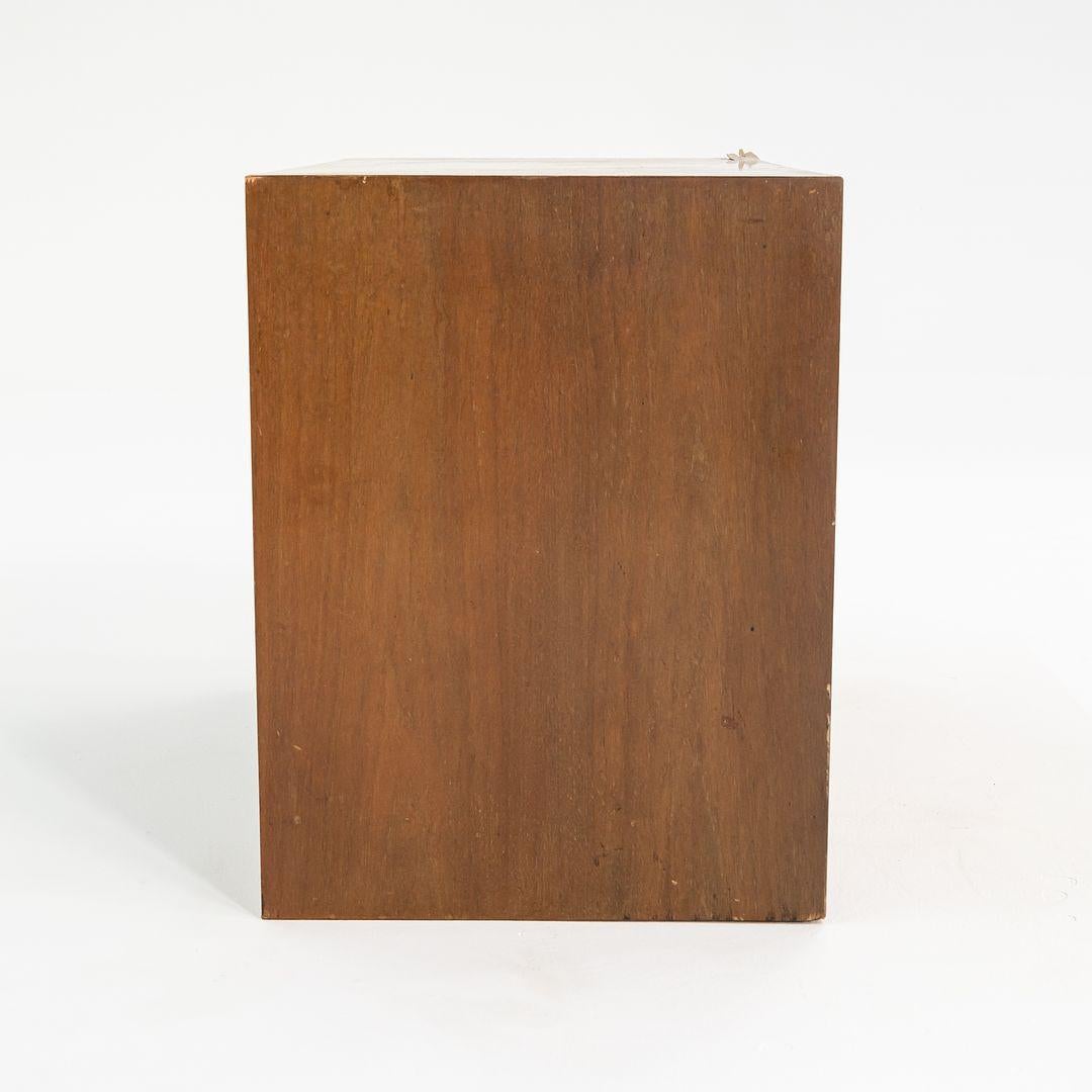 Mid-20th Century 1950s George Nelson for Herman Miller BCS Walnut Three Drawer Cabinet (no bench) For Sale
