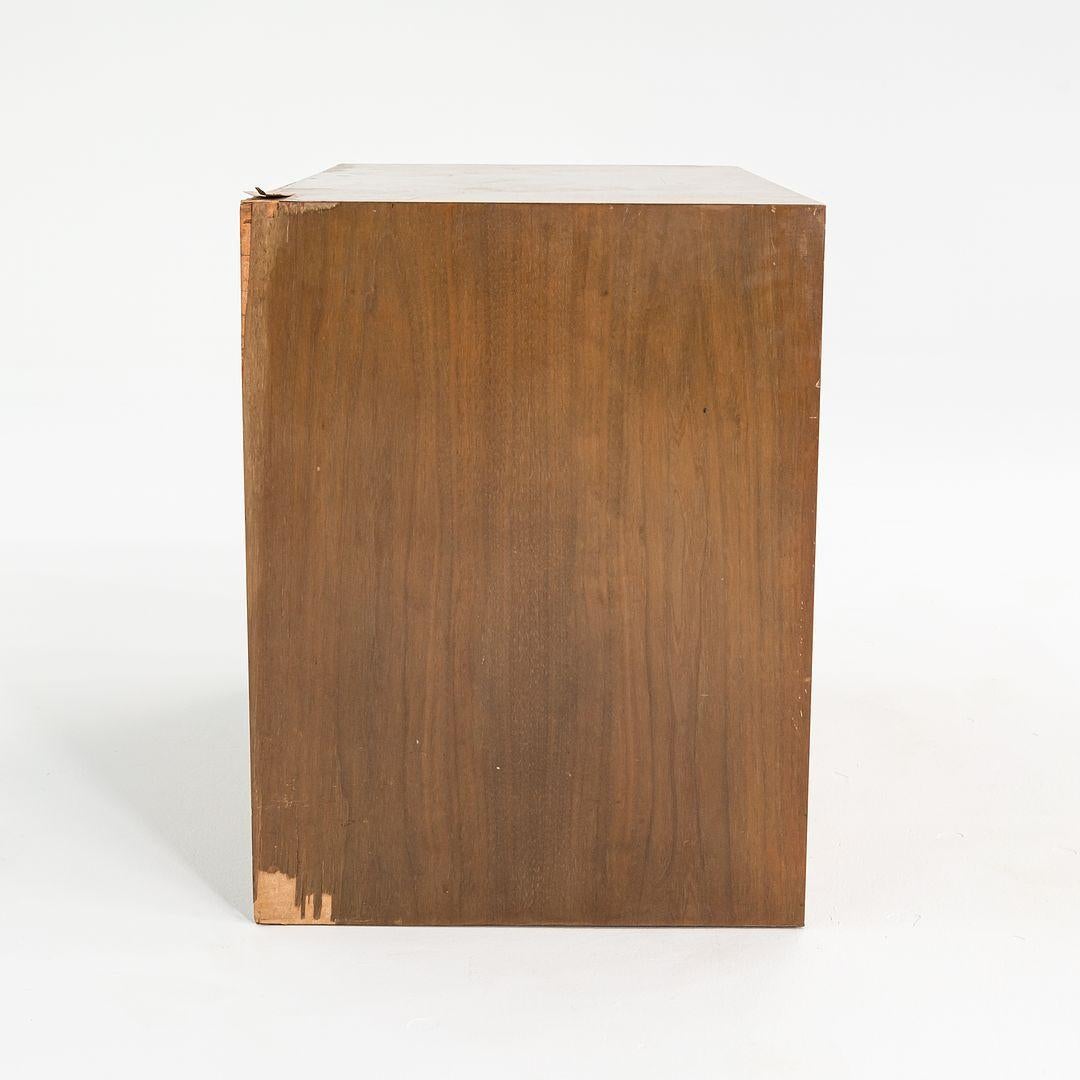1950s George Nelson for Herman Miller BCS Walnut Three Drawer Cabinet (no bench) For Sale 1