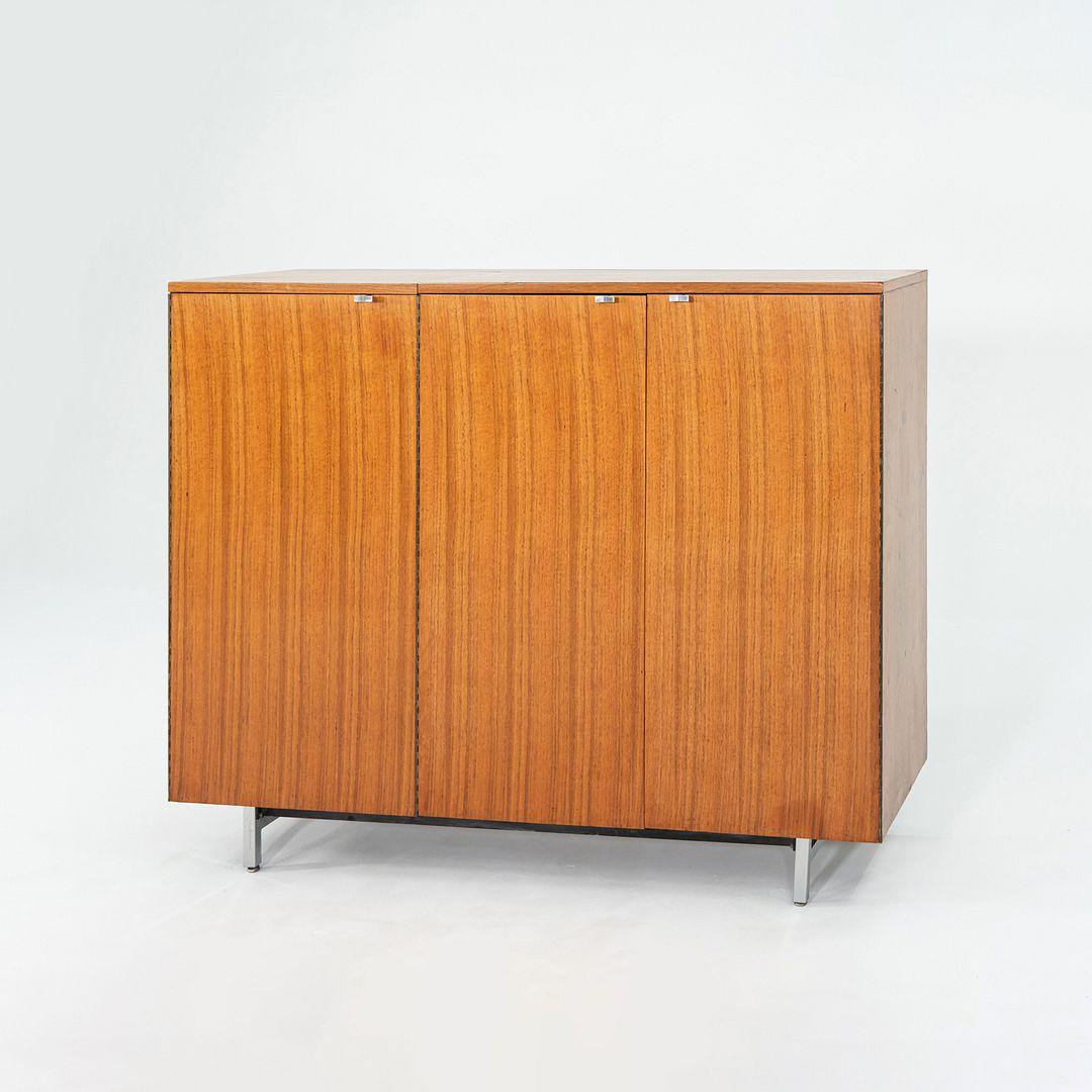 Modern 1950s George Nelson for Herman Miller Cabinet Series Three-Door Cabinet Bar For Sale