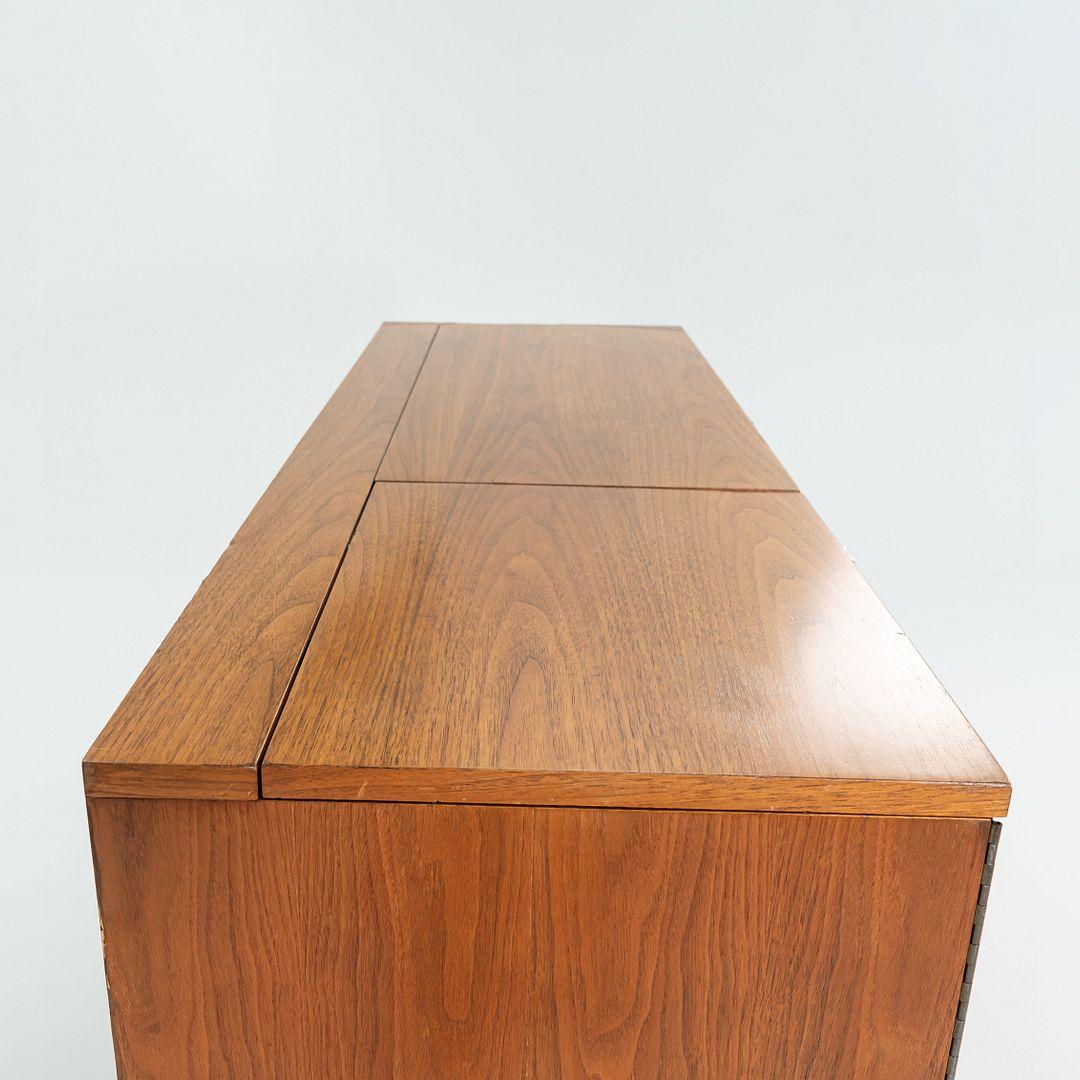 Steel 1950s George Nelson for Herman Miller Cabinet Series Three-Door Cabinet Bar For Sale