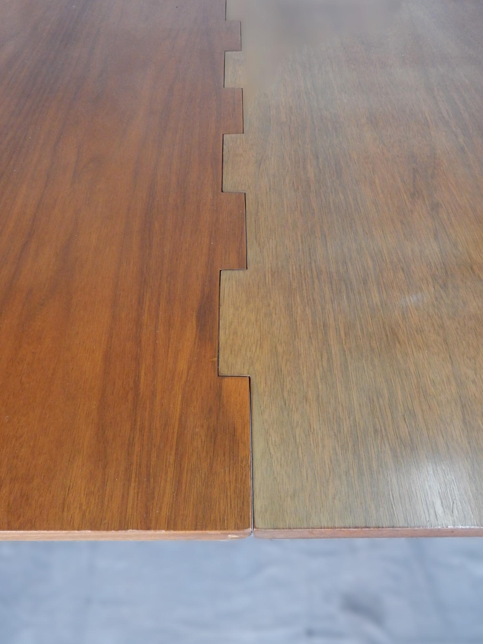 Walnut 1950's George Nelson for Herman Miller Gate Leg Dining Table For Sale