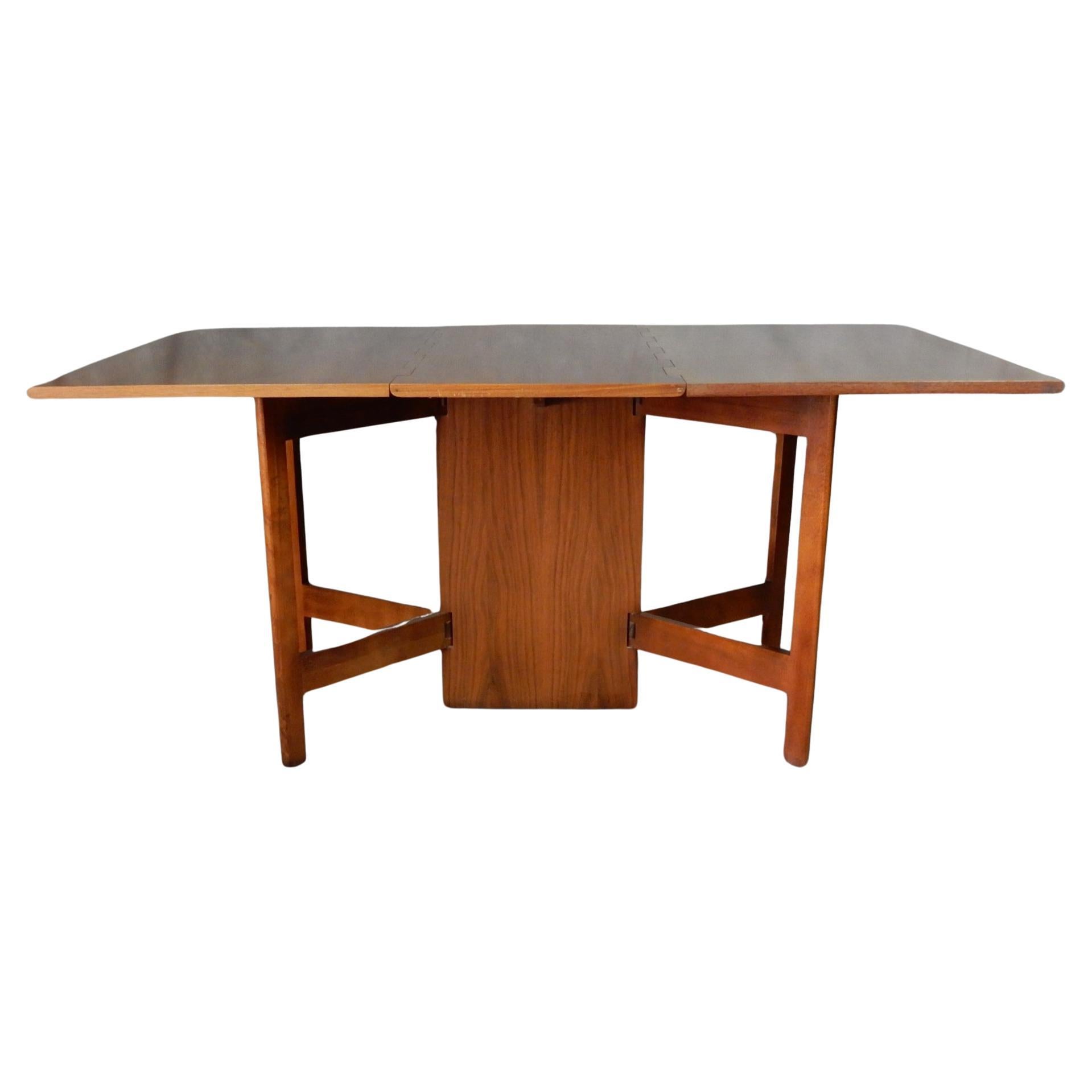 1950's George Nelson for Herman Miller Gate Leg Dining Table For Sale