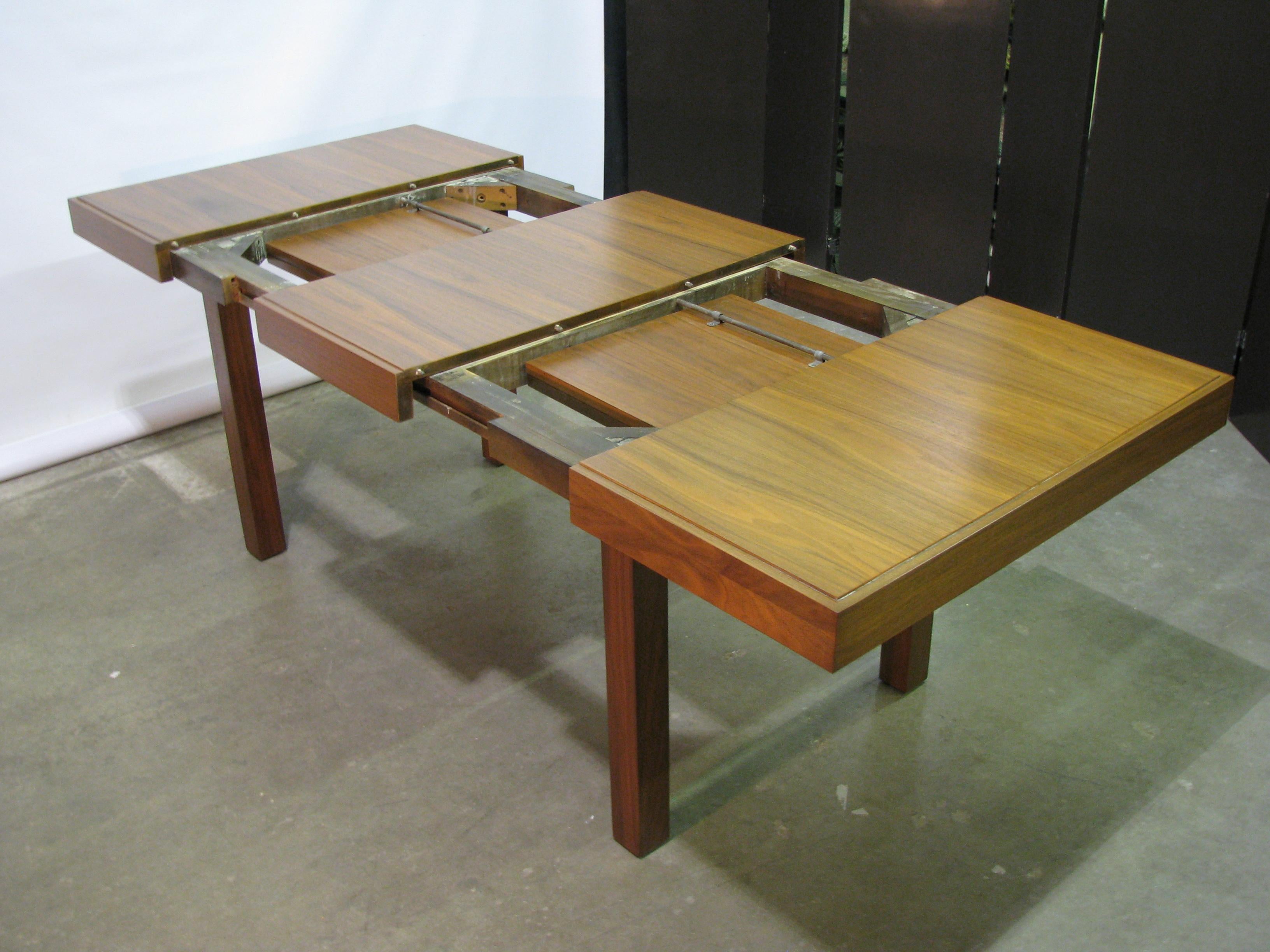 Mid-Century Modern 1950s George Nelson for Herman Miller Midcentury Walnut Dining Table For Sale
