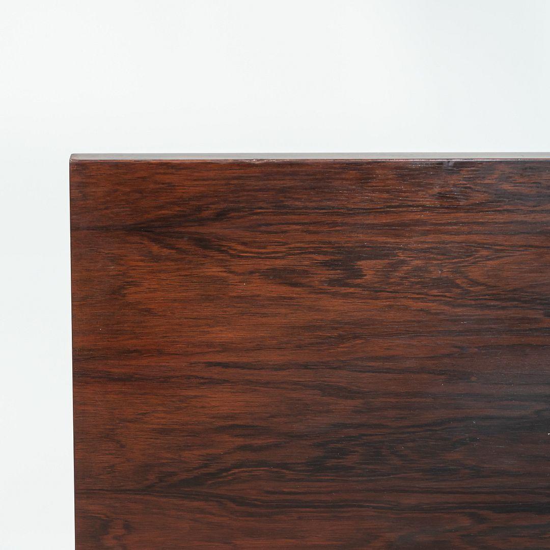 Américain 1950 George Nelson for Herman Miller Thin Edge King-Size Headboard in Rosewood (Tête de lit à bord fin en bois de rose) en vente
