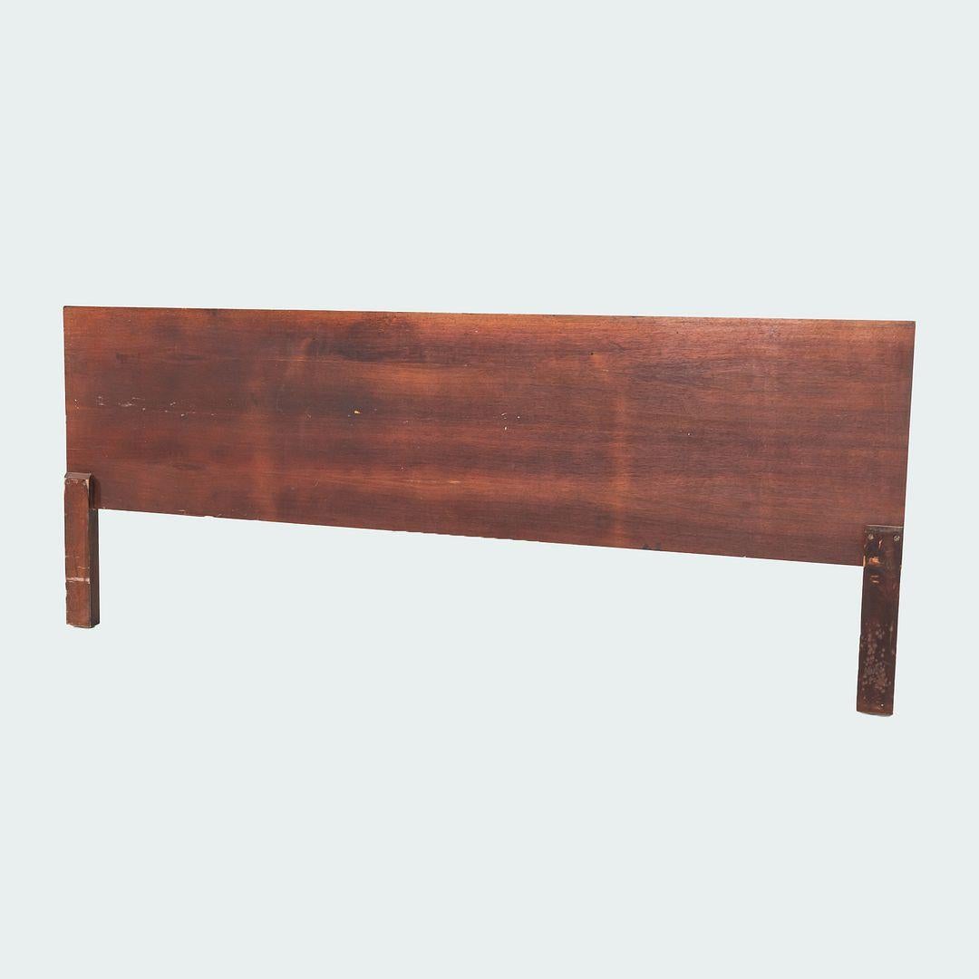 Bois 1950 George Nelson for Herman Miller Thin Edge King-Size Headboard in Rosewood (Tête de lit à bord fin en bois de rose) en vente