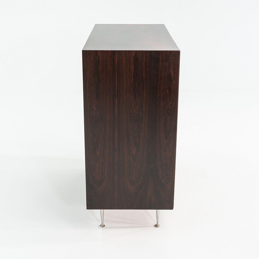 1950 George Nelson for Herman Miller Thin Edge Rosewood 5-Drawer Dresser (commode à 5 tiroirs) en vente 1