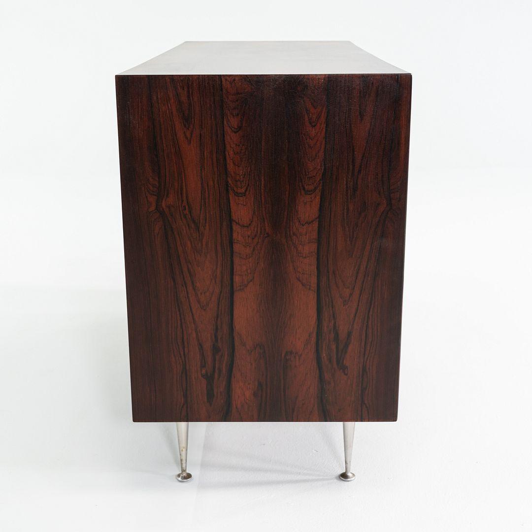 Milieu du XXe siècle 1950 George Nelson for Herman Miller Thin Edge Rosewood 5221 8-Drawer Dresser (commode à 8 tiroirs) en vente