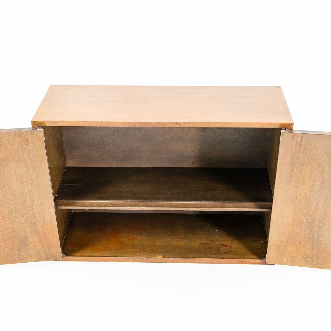 1950s George Nelson for Herman Miller Two-Door Cabinet in Walnut 4632 (No Bench) 5