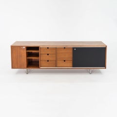 1950 George Nelson for Herman Miller Walnut 80" Credenza (Crédence 80" en noyer)