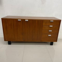 1950s George Nelson Herman Miller Classic Walnut Dresser Cabinet