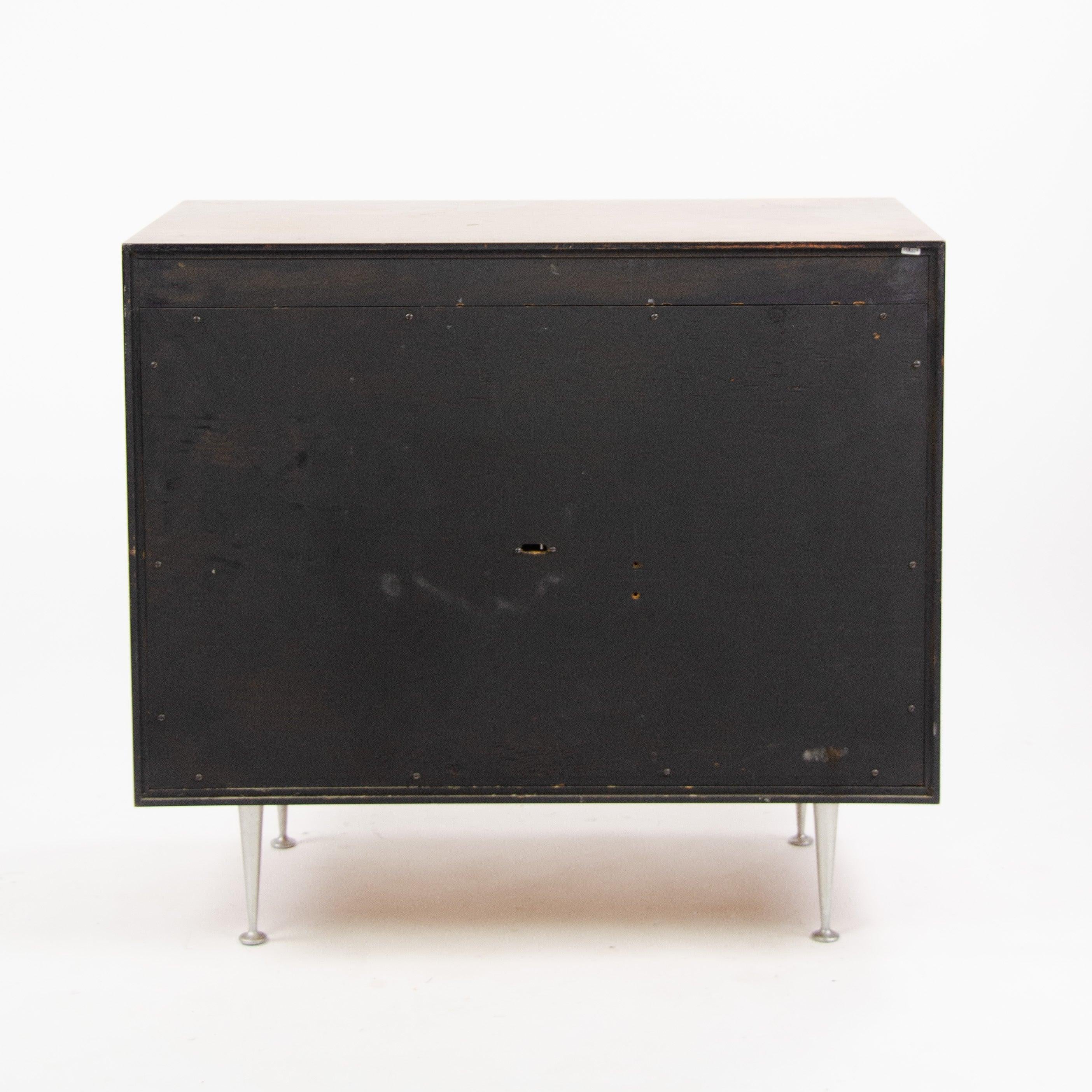 1950s George Nelson Herman Miller Thin Edge Rosewood Dresser Cabinet 3