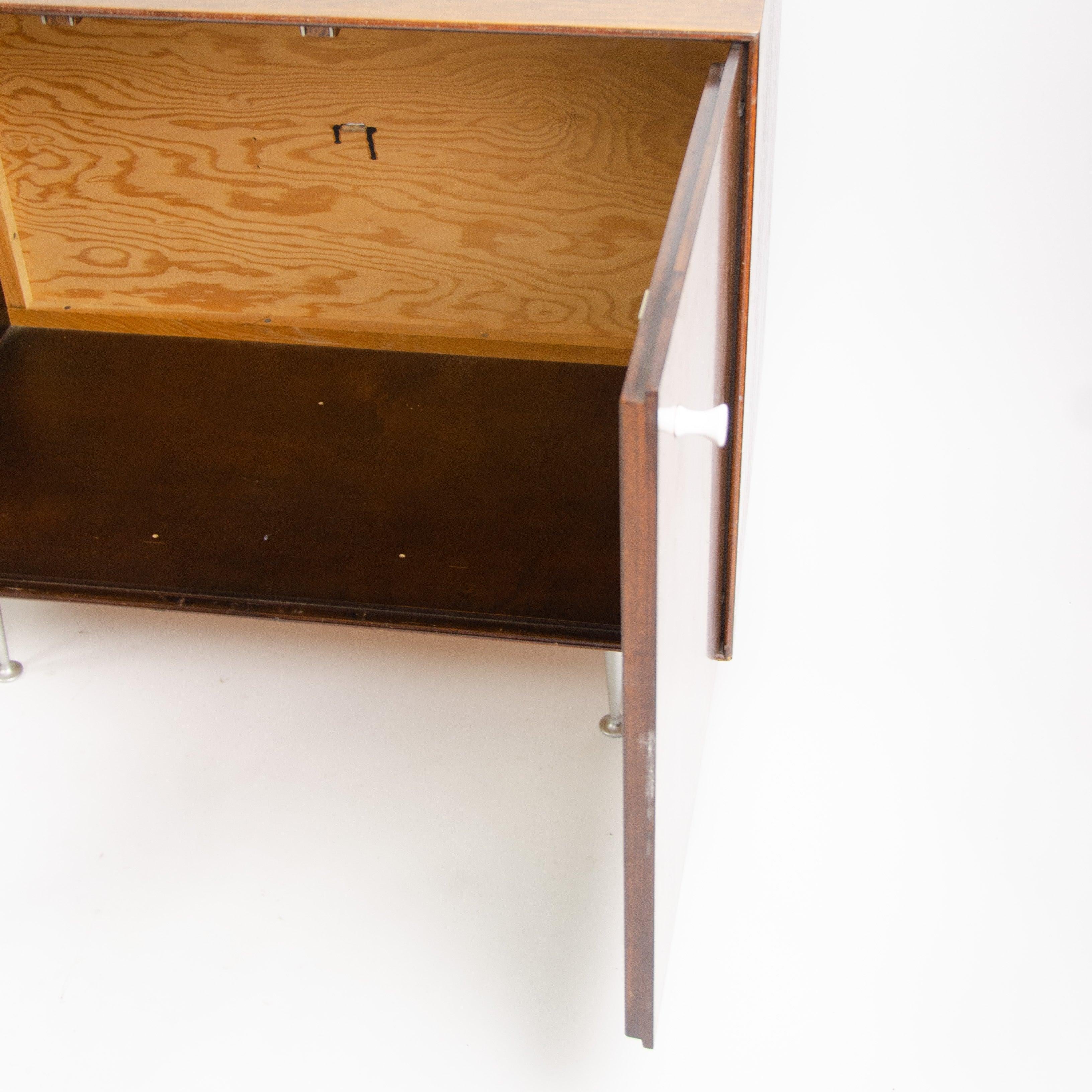 1950s George Nelson Herman Miller Thin Edge Rosewood Dresser Cabinet 5