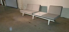 George Nelson 1950s Steel Frame Sofa For Herman Miller Vintage Mid-Century