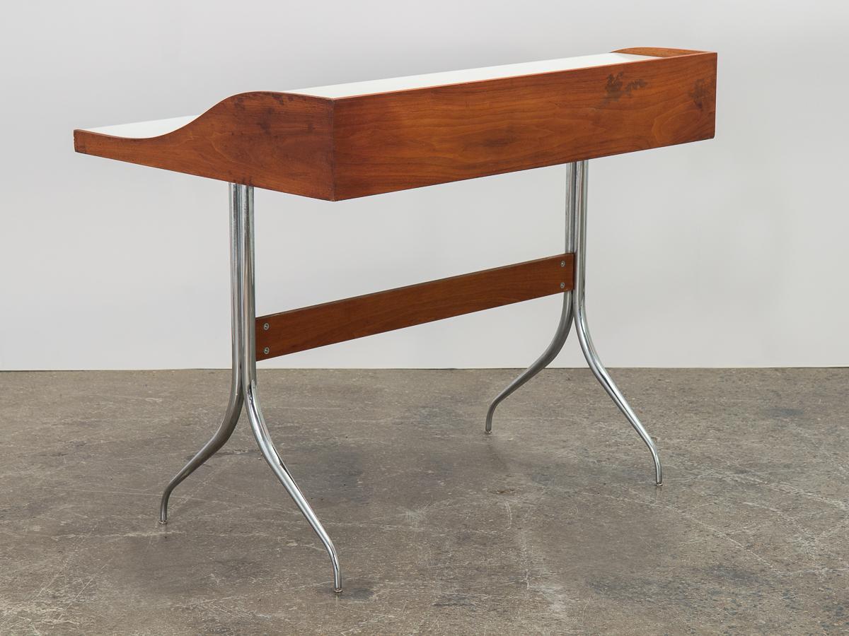 1950er George Nelson Swag-Bein-Schreibtisch (Moderne der Mitte des Jahrhunderts)