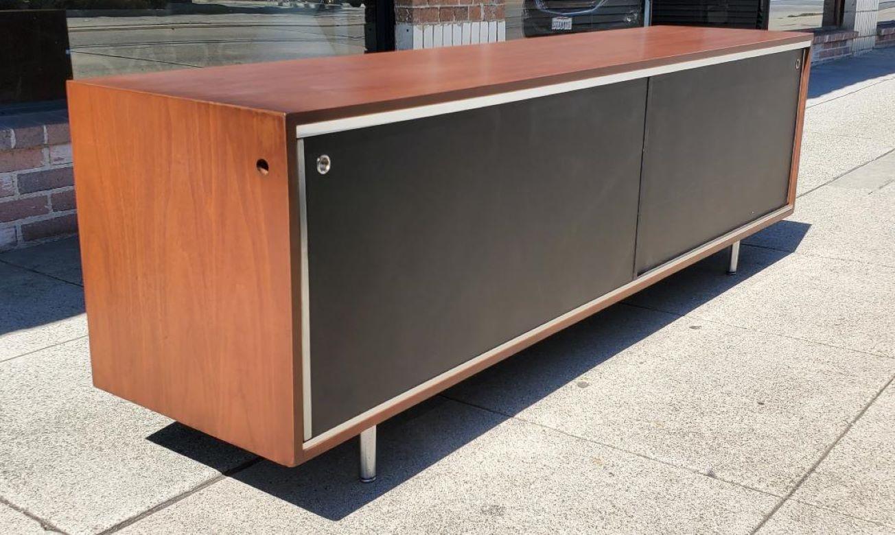 1950s George Nelson Vintage Walnut Credenza for Herman Miller Mid-Century Modern 11