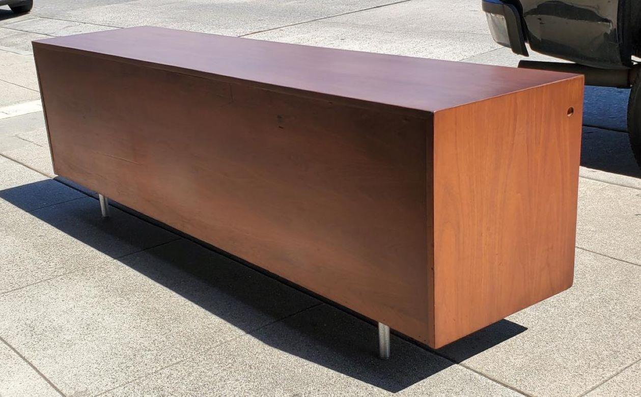 1950s George Nelson Vintage Walnut Credenza for Herman Miller Mid-Century Modern 12