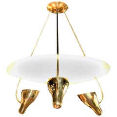 Lampadario Gerald Thurston del 1950 per Lightolier