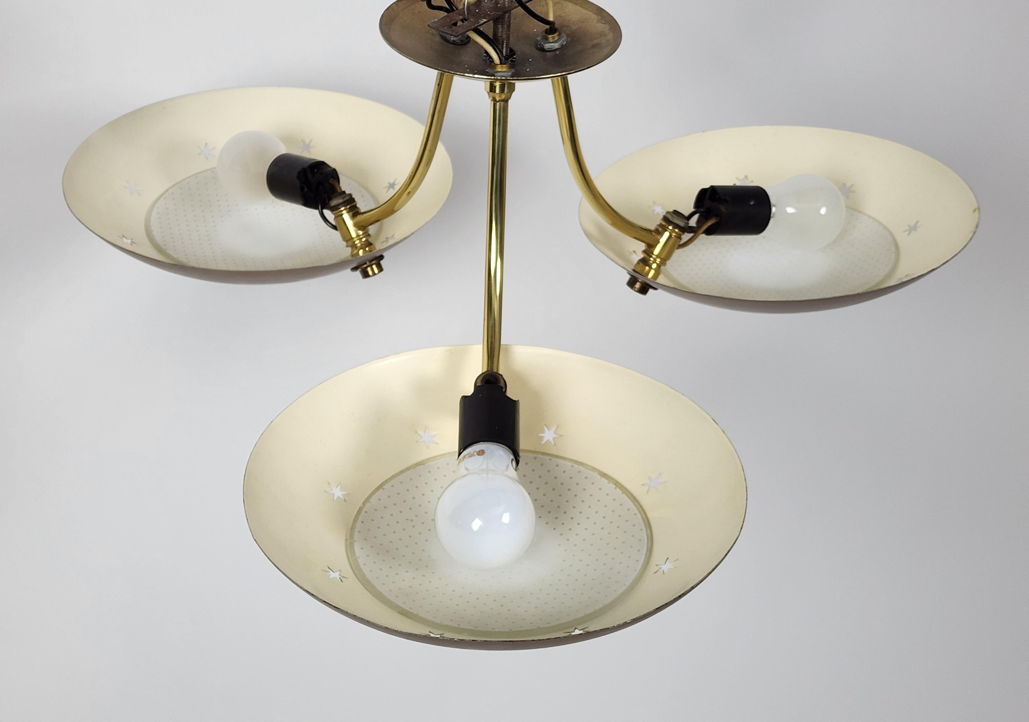 Lampada da incasso con paralume smaltato Gerald Thurston, Lightolier, 1950,  USA in vendita 3
