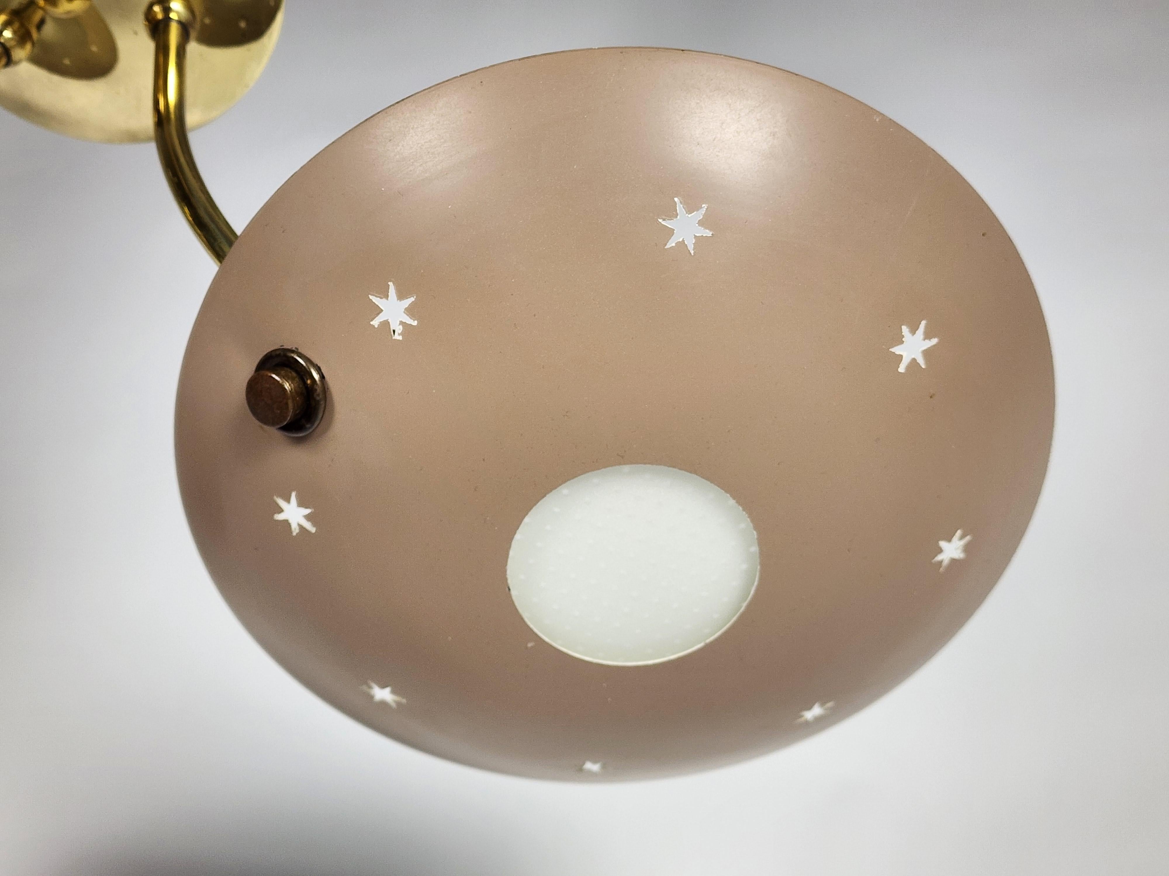 Alluminio Lampada da incasso con paralume smaltato Gerald Thurston, Lightolier, 1950,  USA in vendita