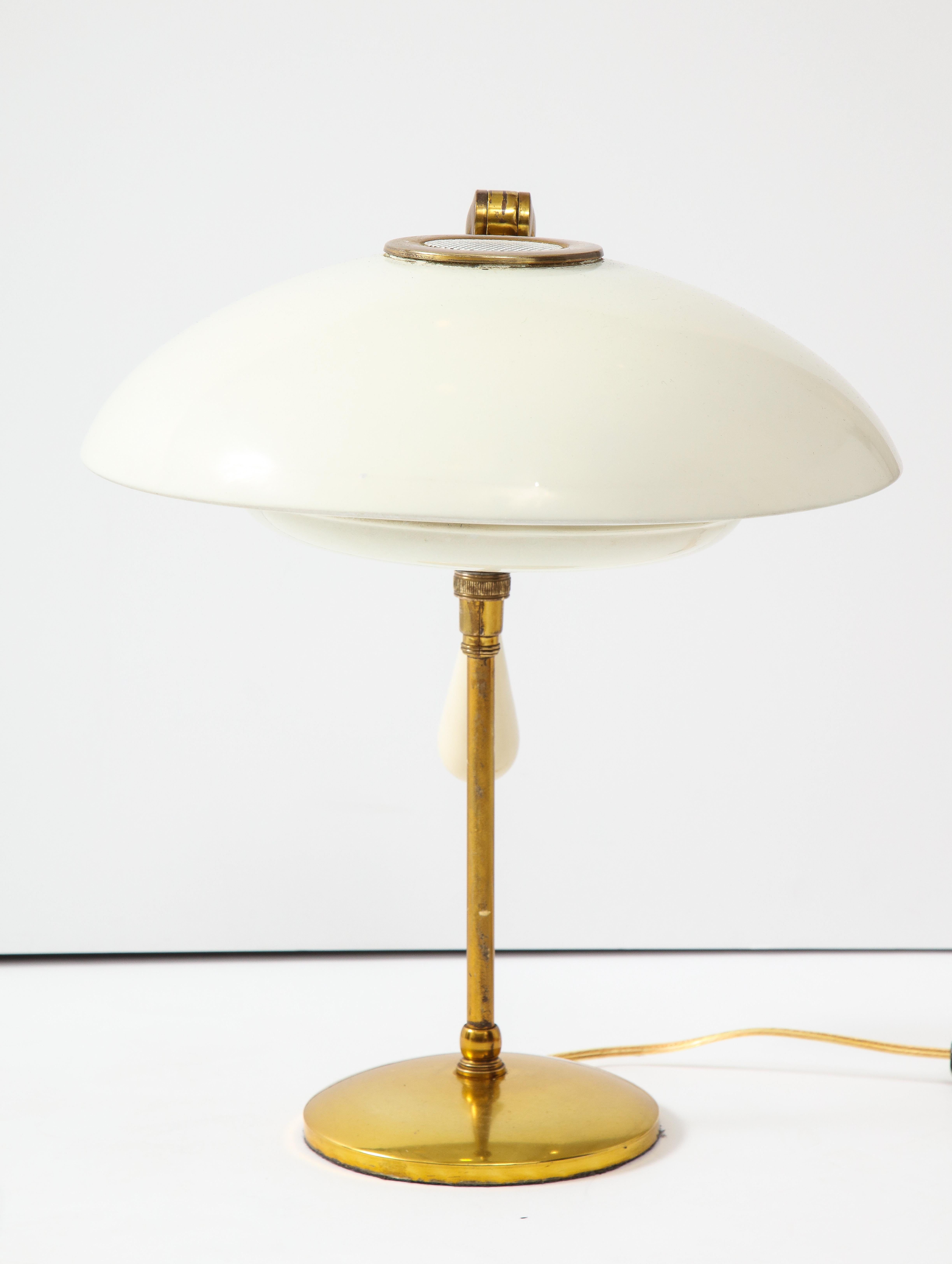 1950s Gerald Thurston for Lightolier Brass Desk Lamp 1