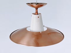 1950s Gerald Thurston Perforated Cone Flushmount, USA