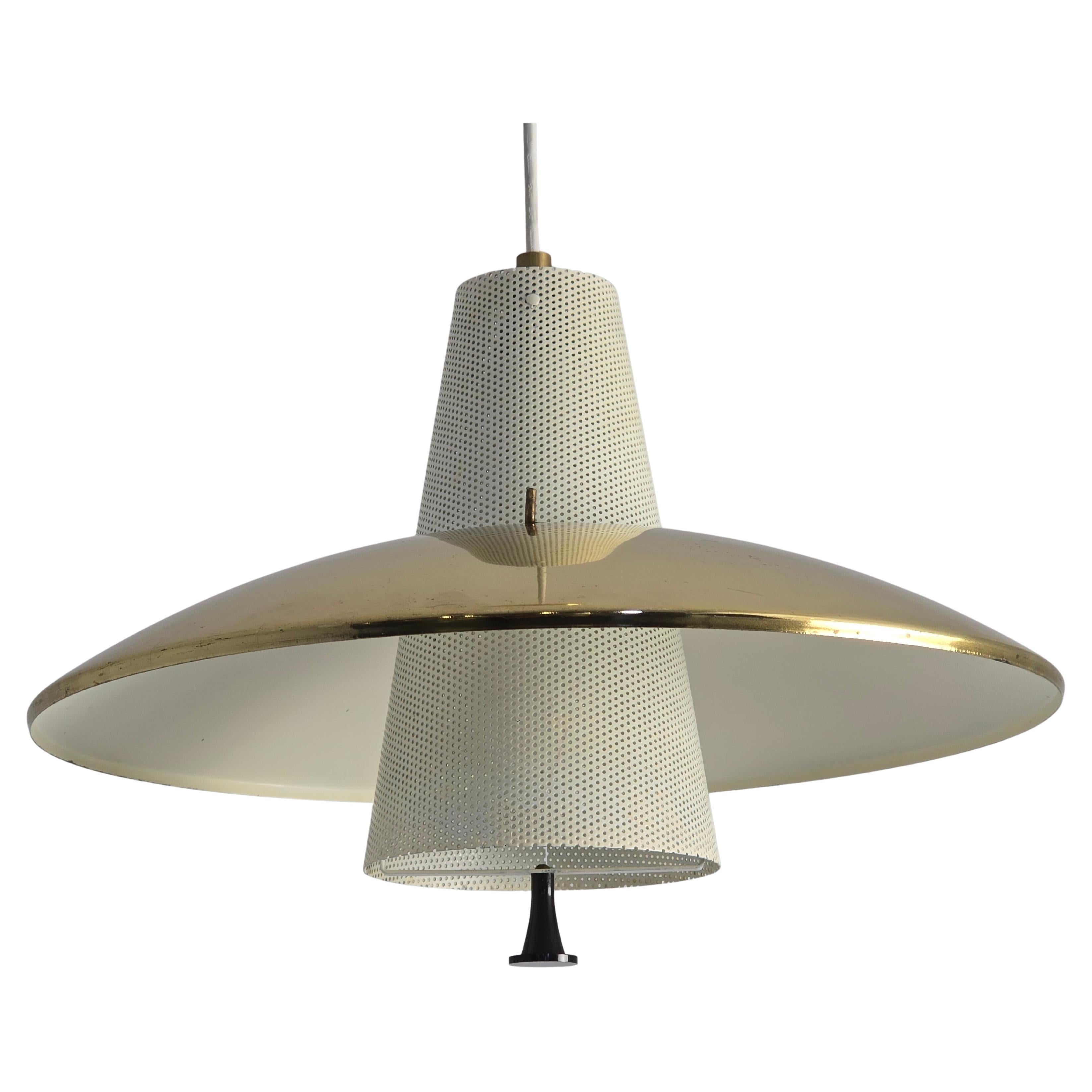 1950s Gerald Thurston Perforated Cone Pendant , USA