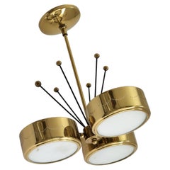 1950s Gerald Thurston Sputnik Pendant, Lightolier, Usa