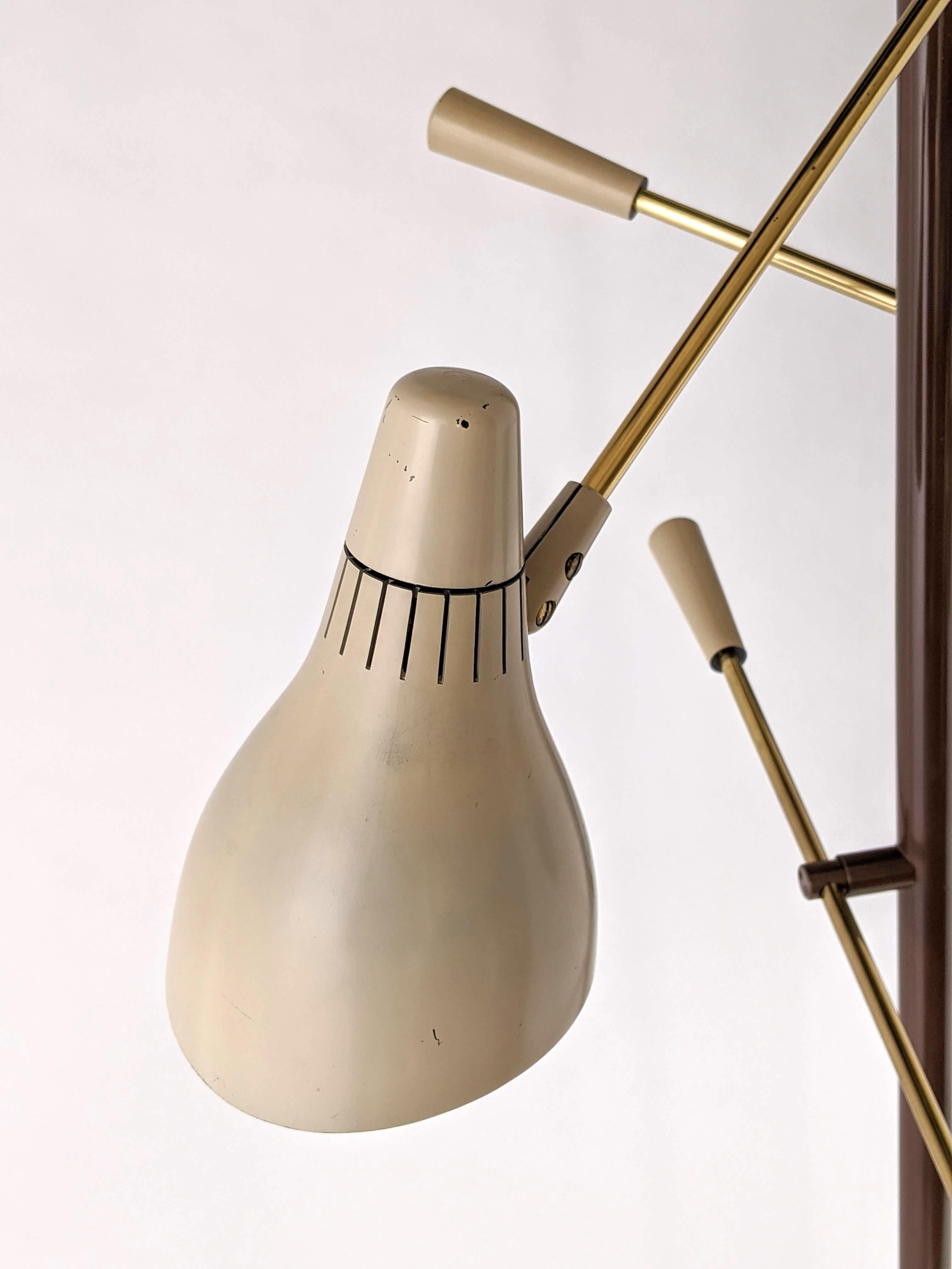 1950s Gerald Thurston Triennale Floor Lamp for Lightolier, USA 5