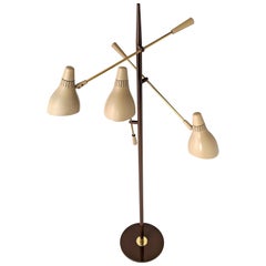 1950s Gerald Thurston Triennale Floor Lamp for Lightolier, USA