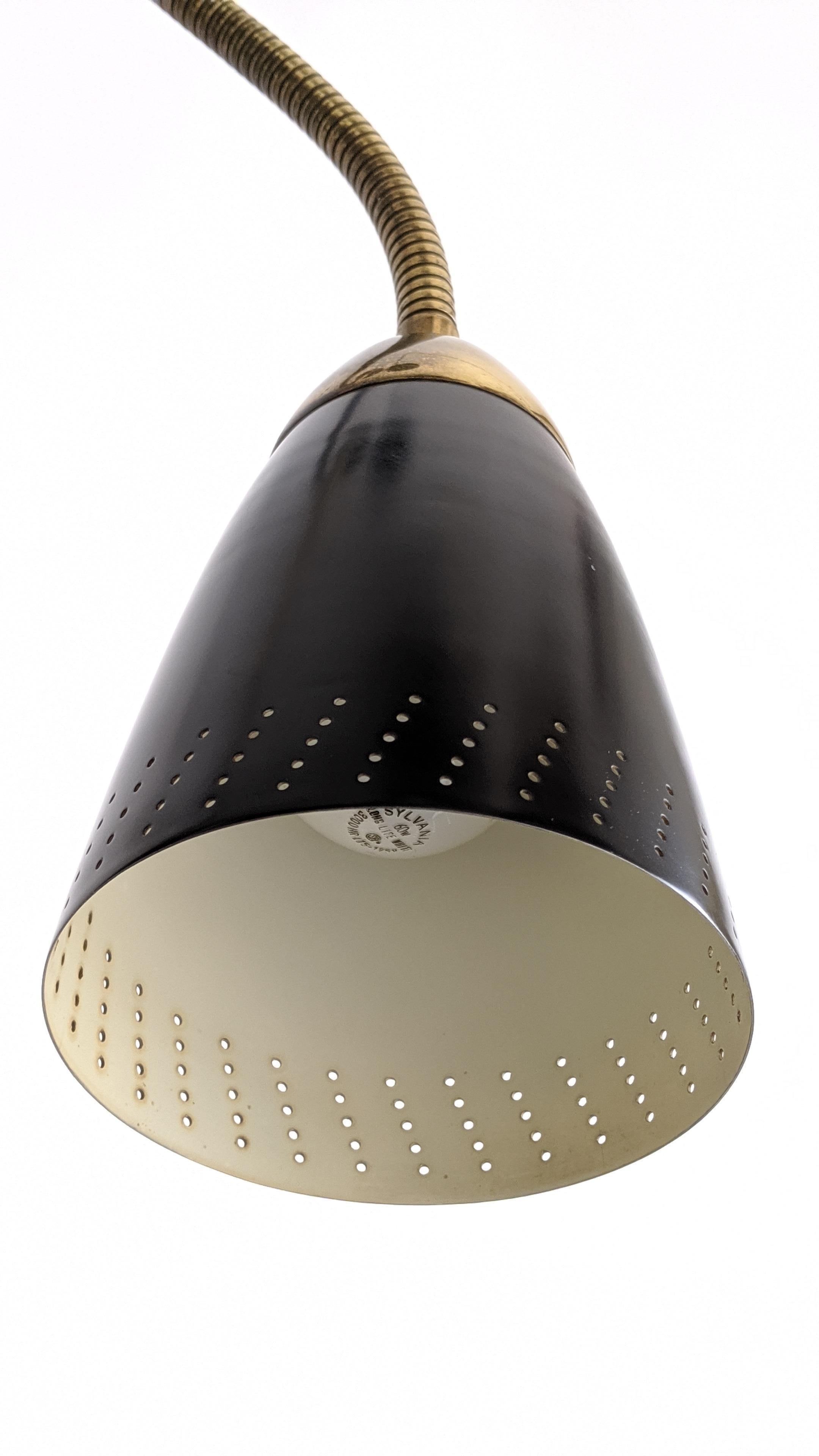 1950s Gerald Thurston Twin Gooseneck / Head Floor Lamp, USA 2