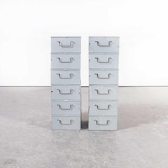 1950s German Bank Safety Deposit Boxes, Large