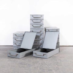 1950s German Bank Safety Deposit Boxes, Small