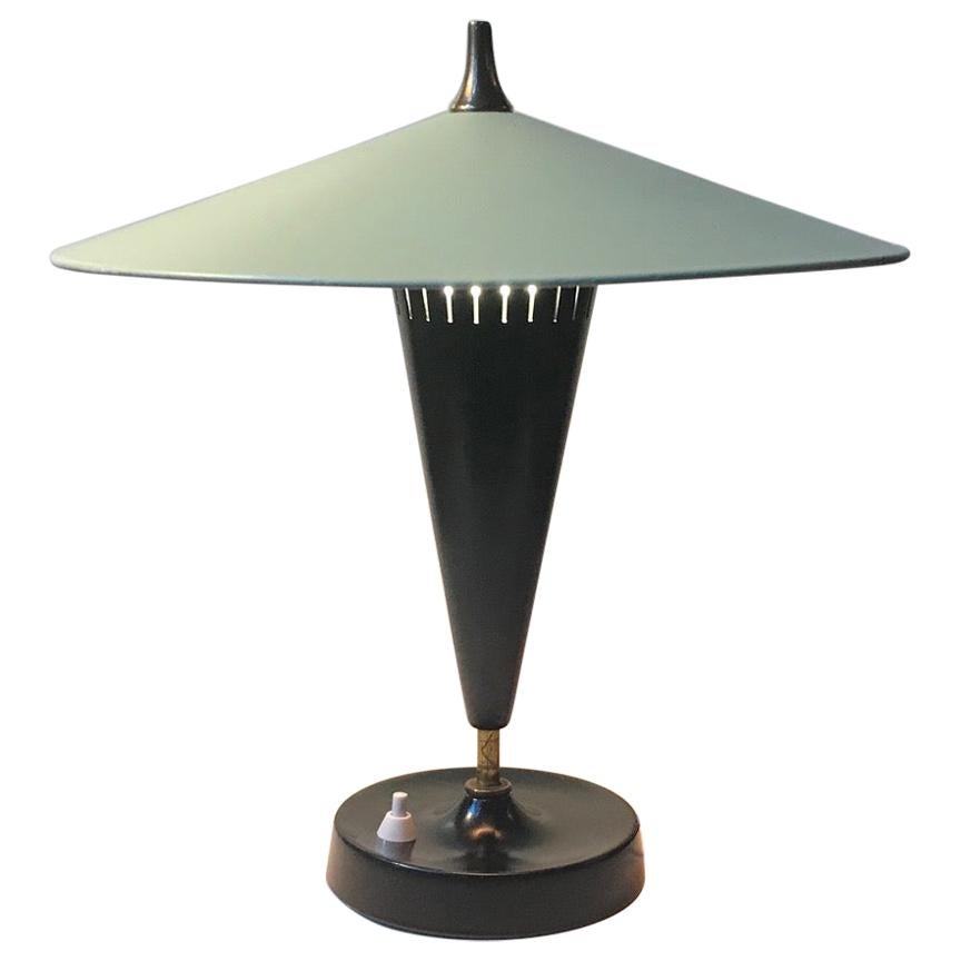 1950s German Desk Lamp in the Style of Louis Kalff For Sale