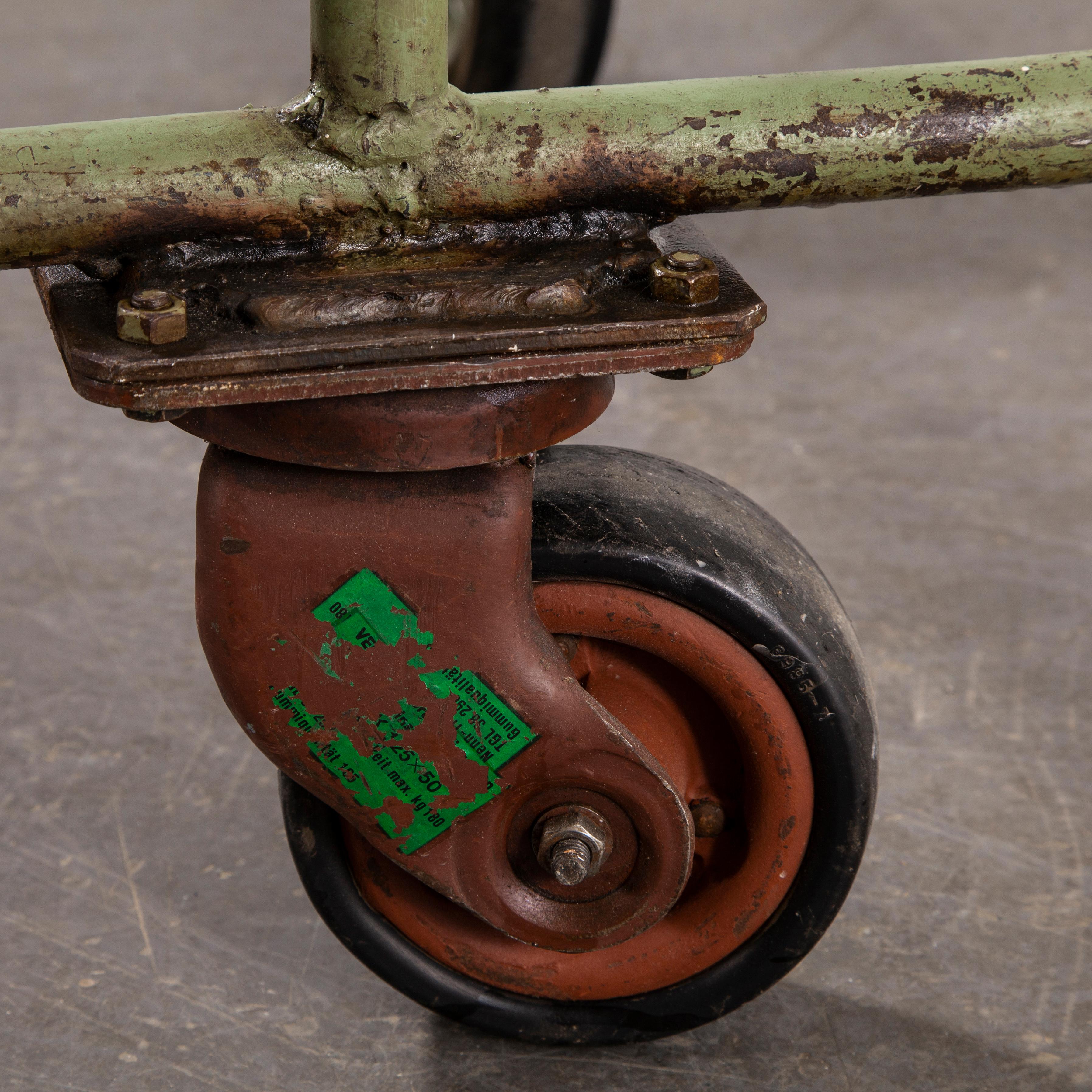 1950’s German Football Boot Drying Rack, Trolley 4