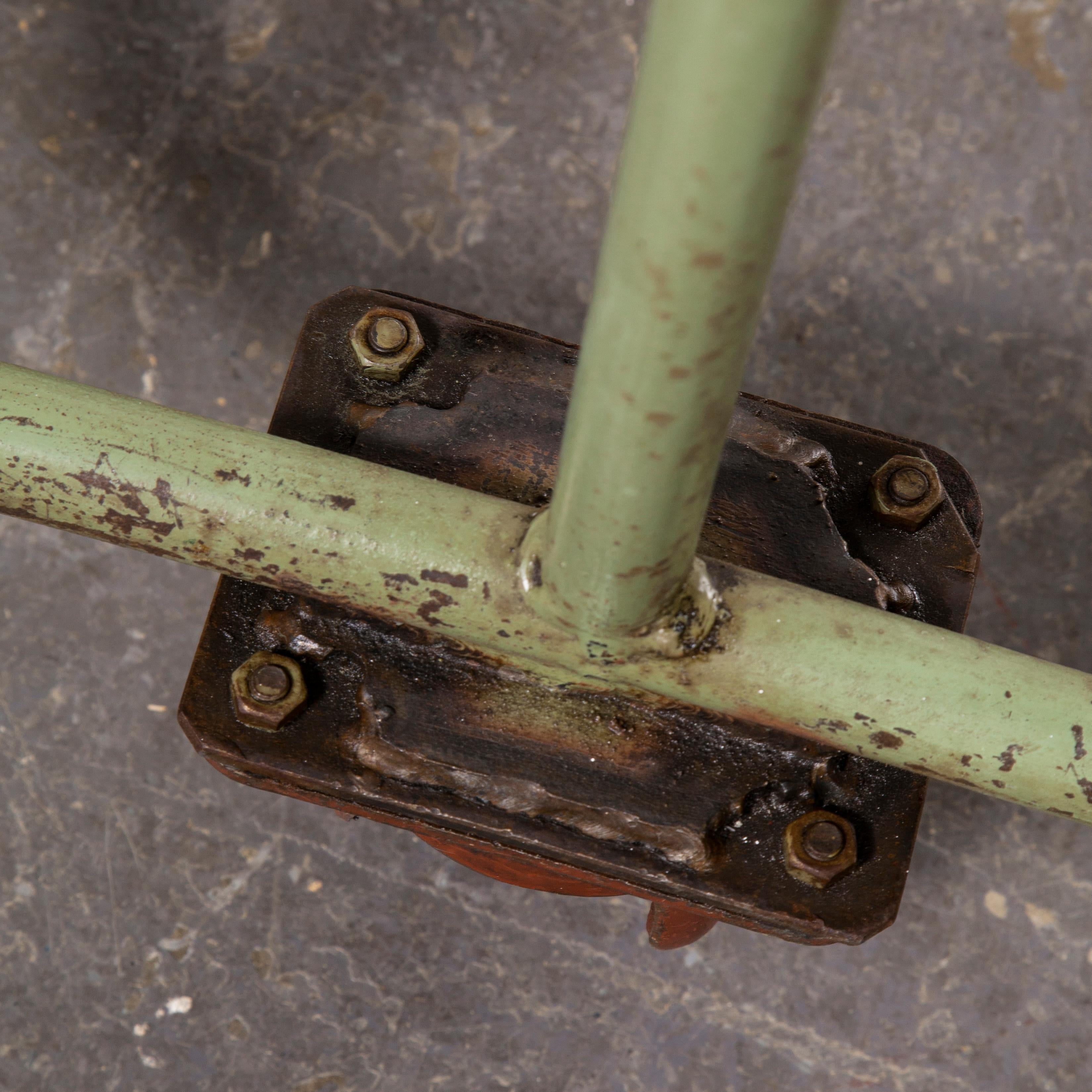 Metal 1950’s German Football Boot Drying Rack, Trolley