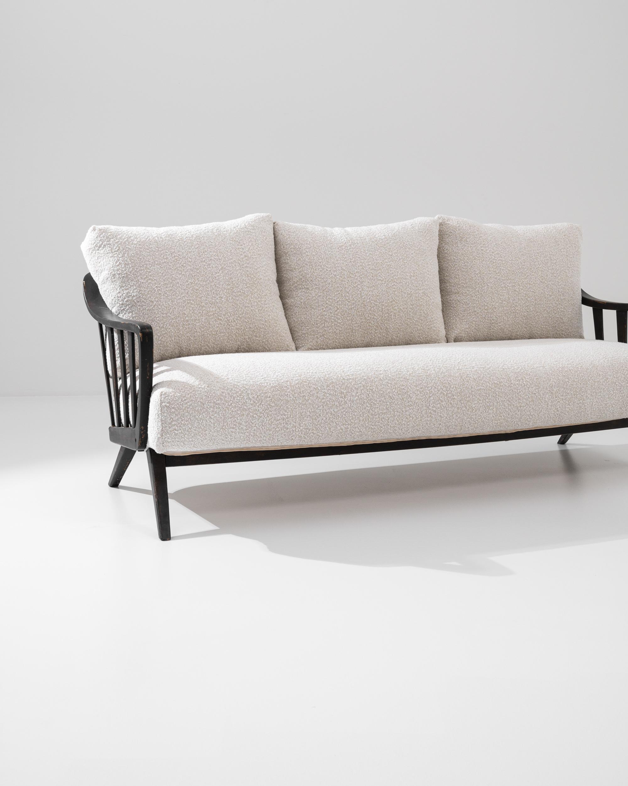 Upholstery 1950s German Modernist Sofa