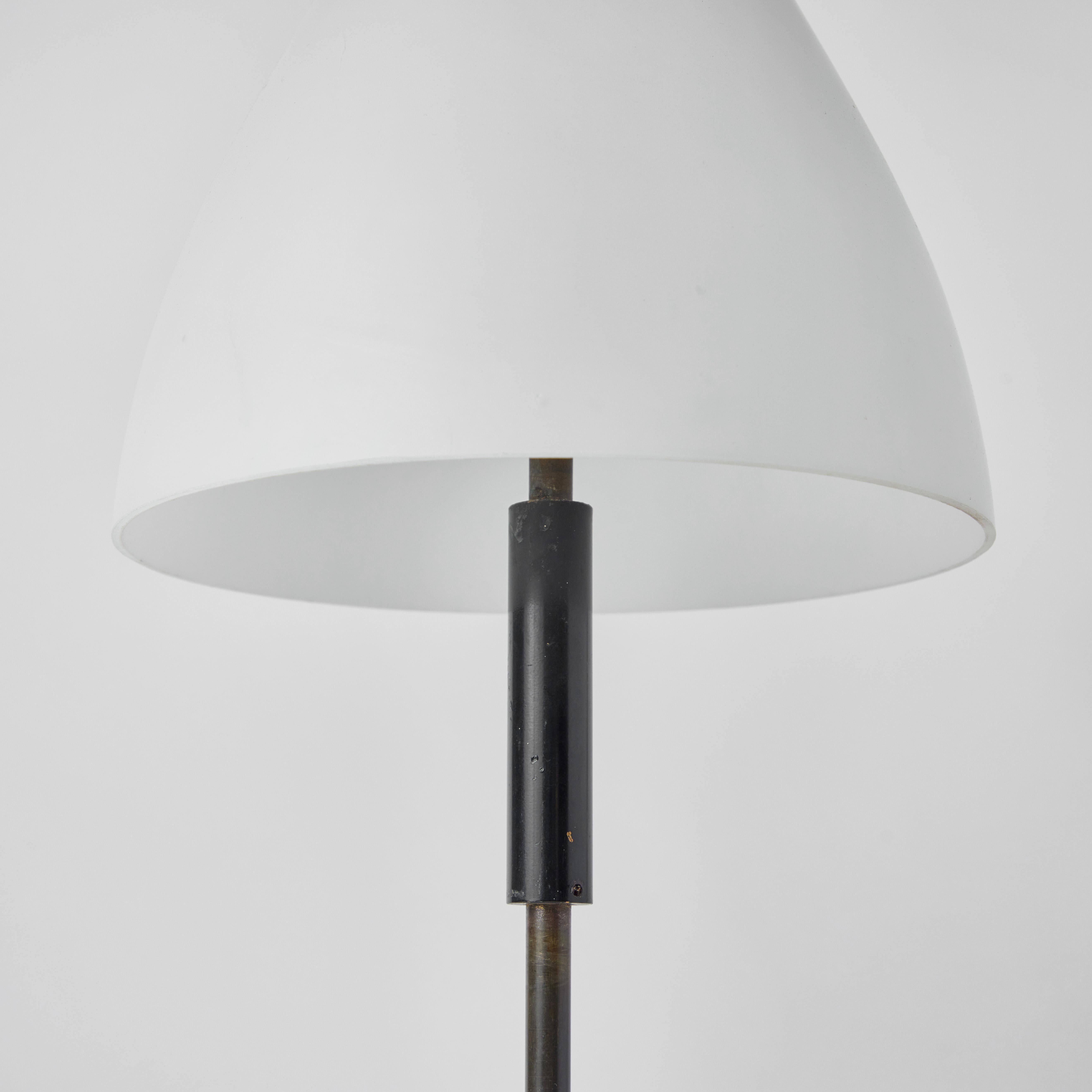 1950s Gilardi & Barzaghi Glass and Marble Table Lamp in the Manner of Arredoluce 9