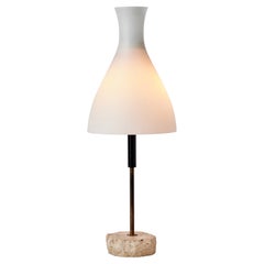 Tischlampe aus Gilardi & Barzaghi-Glas und Marmor aus den 1950er Jahren in der Art von Arredoluce