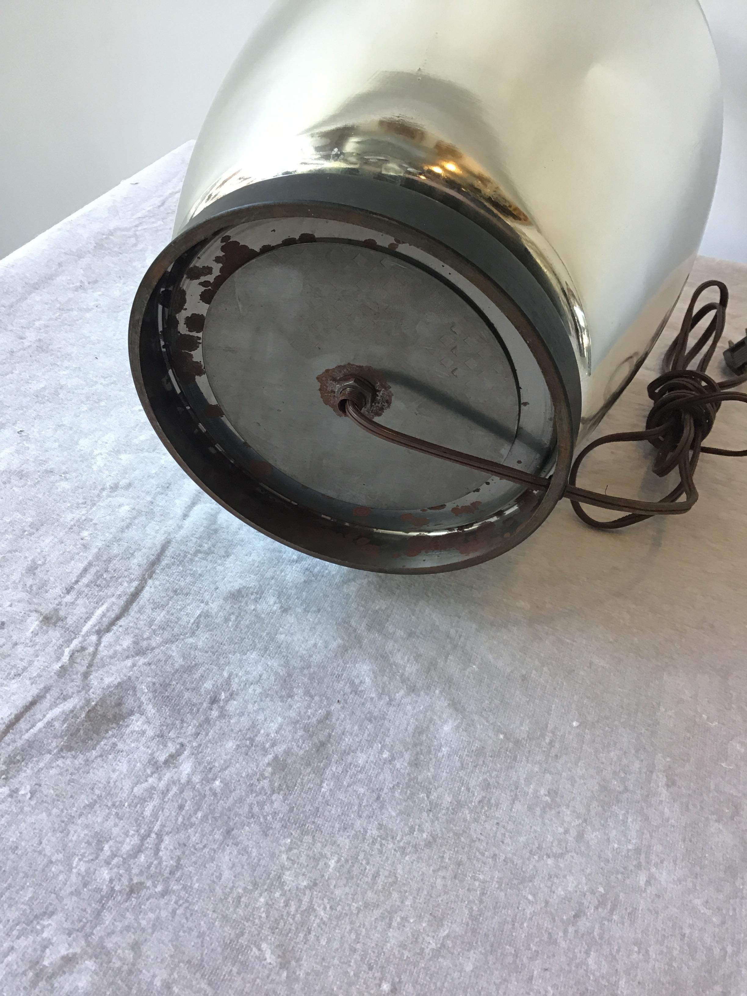 1950s Ginger Jar Mercury Glass Lamp 1