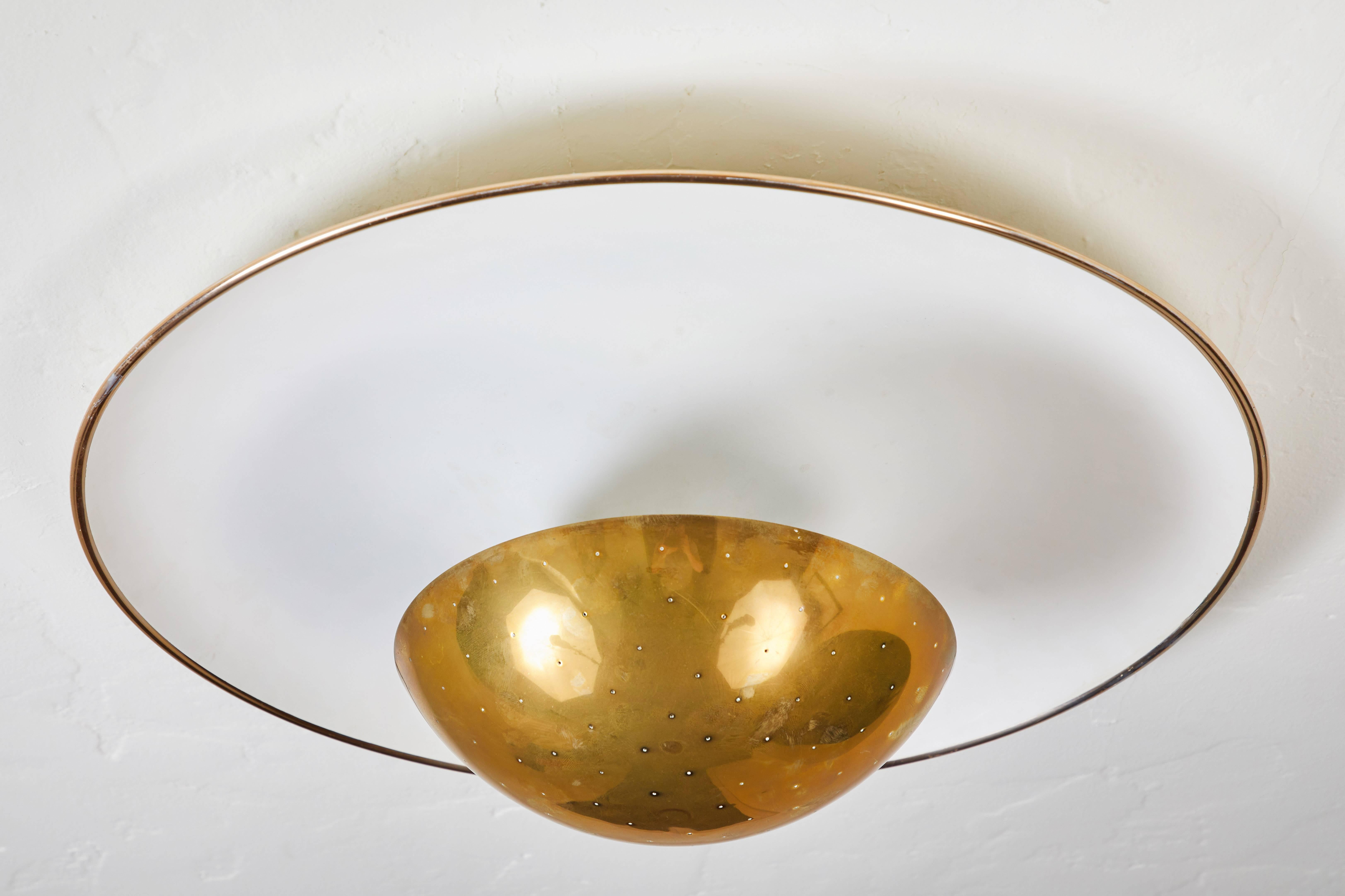 Mid-Century Modern 1950s Gino Sarfatti Ceiling Lamp Model #155 for Arteluce