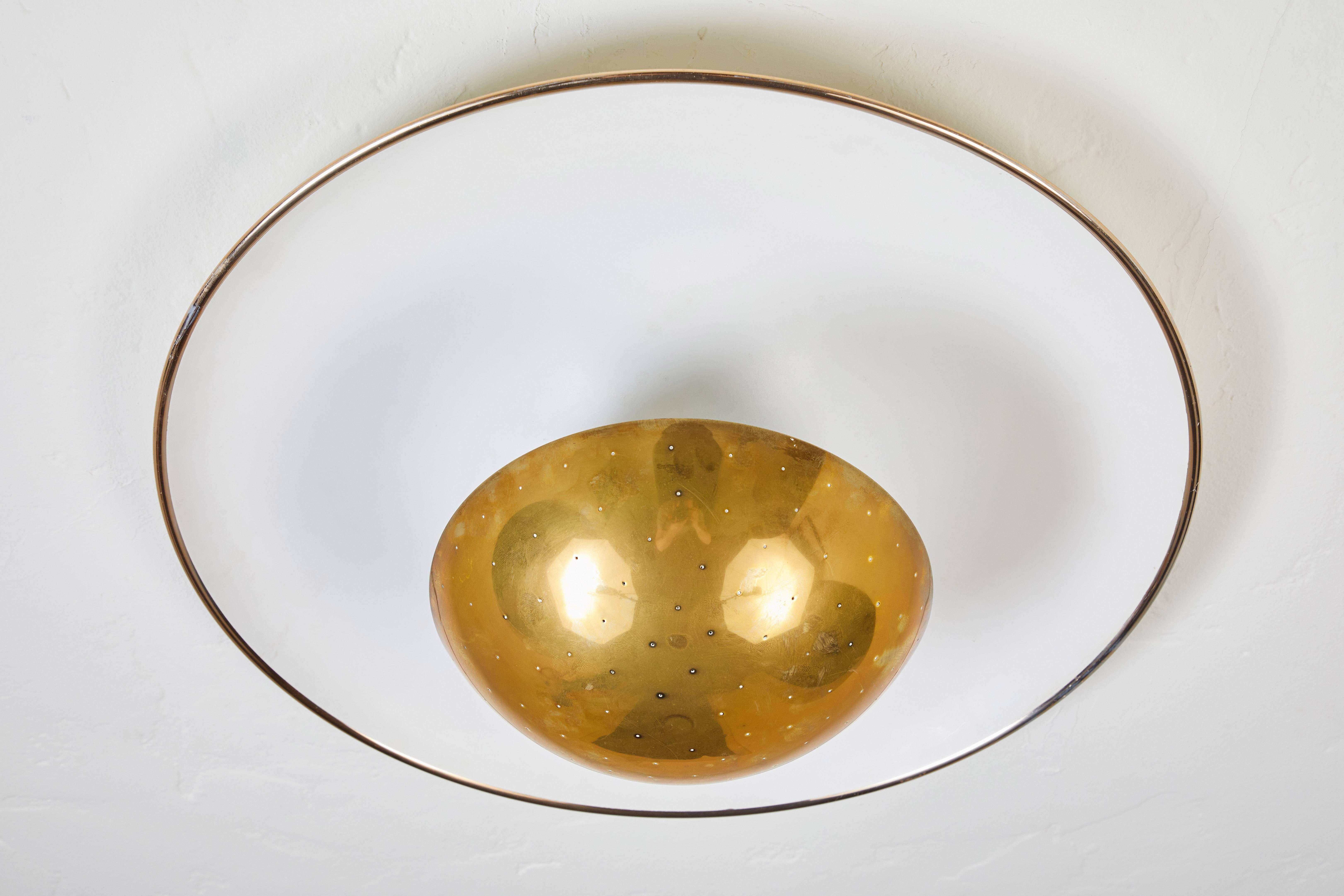 Mid-Century Modern 1950s Gino Sarfatti Ceiling Lamp Model #155 for Arteluce