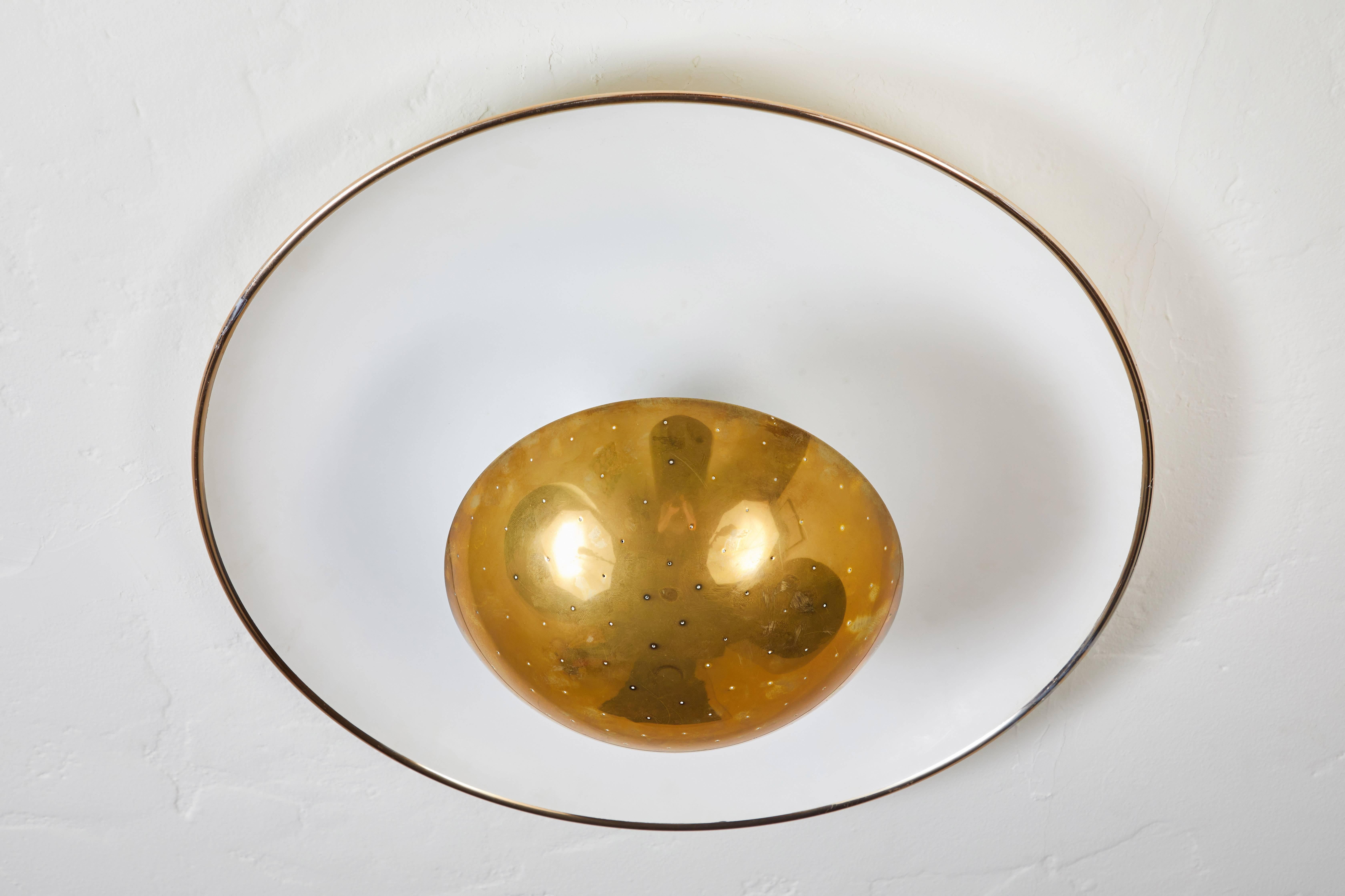 Italian 1950s Gino Sarfatti Ceiling Lamp Model #155 for Arteluce