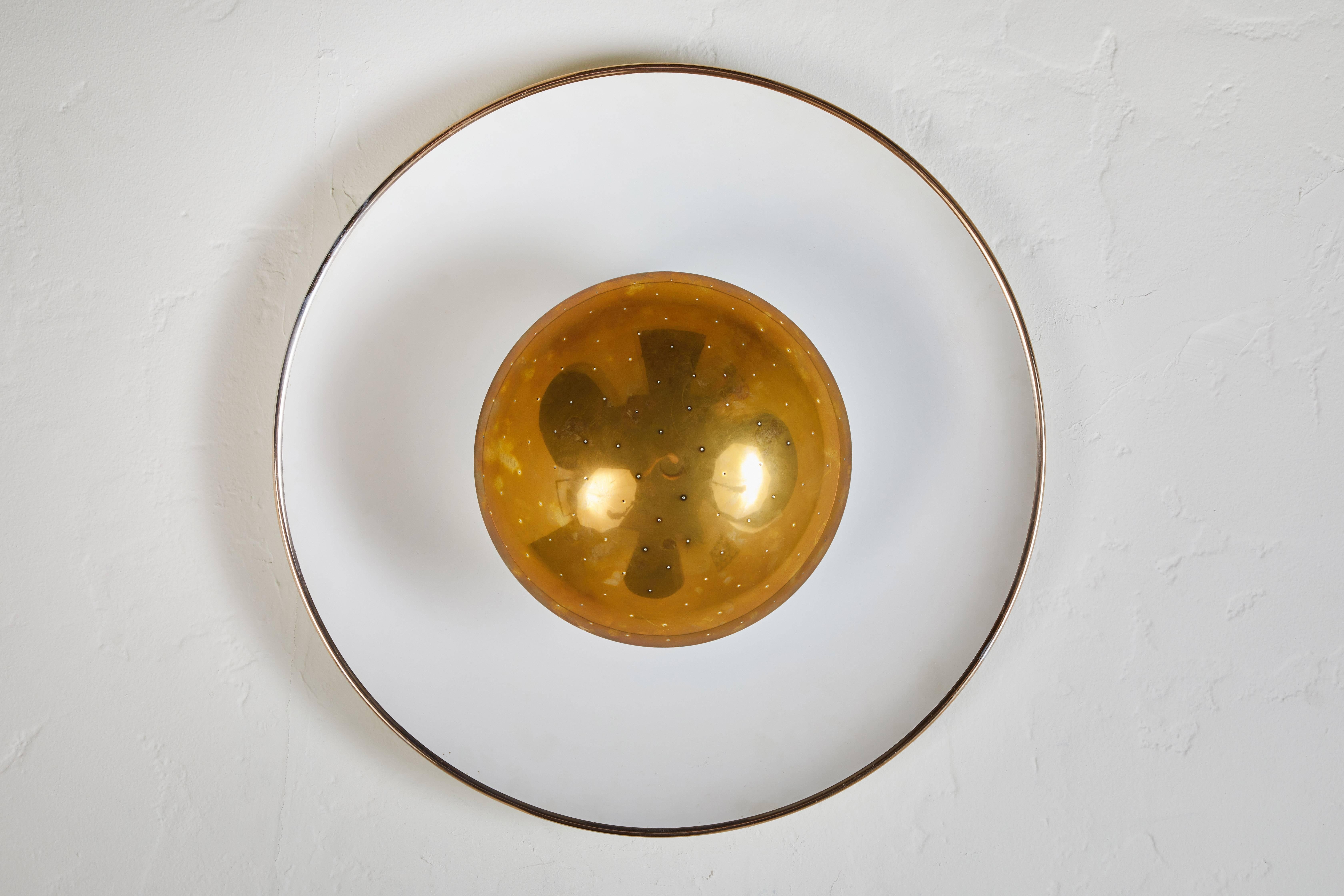 1950s Gino Sarfatti Ceiling Lamp Model #155 for Arteluce In Good Condition In Glendale, CA