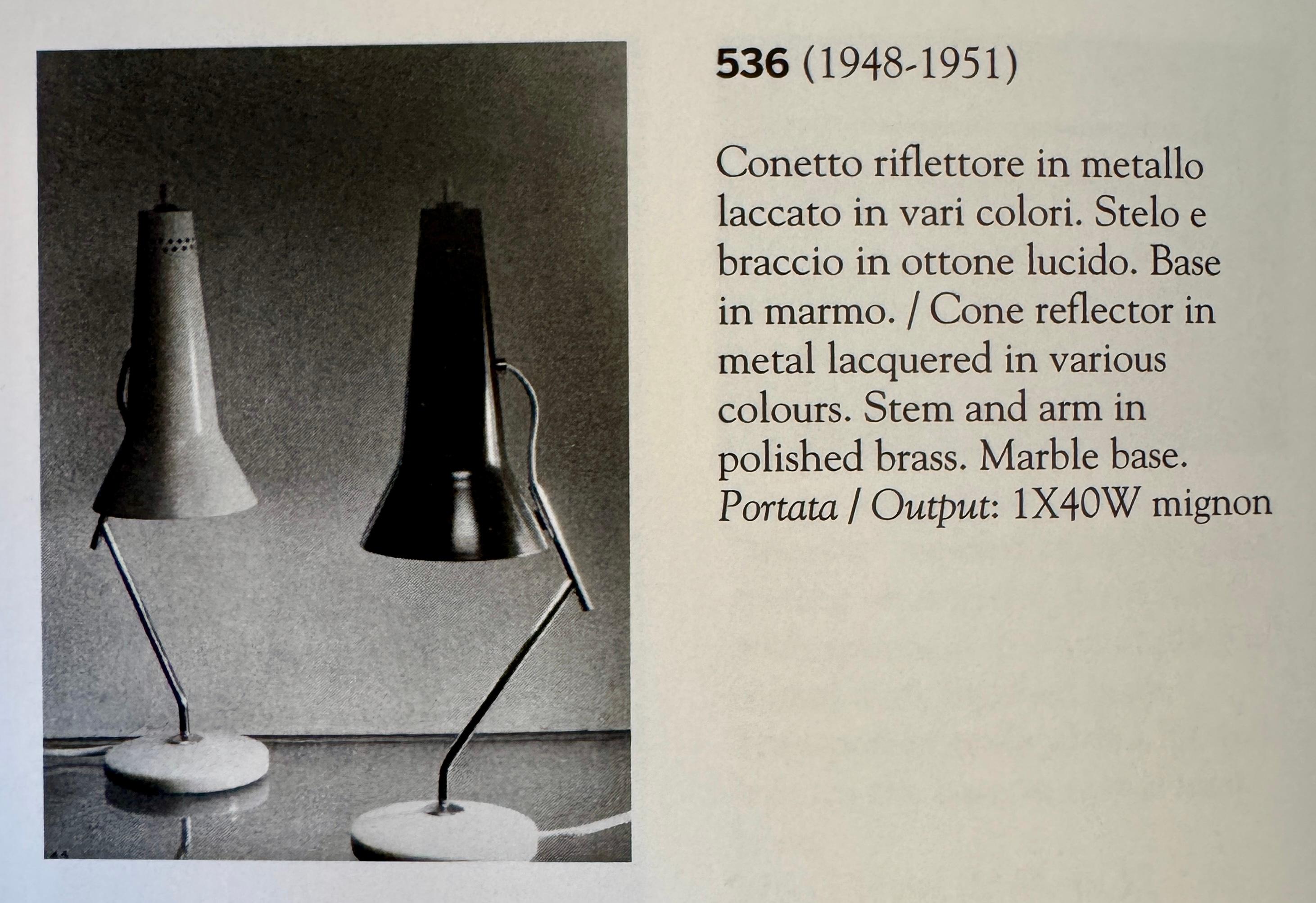 1950s Gino Sarfatti Sculptural Table Lamp for Arteluce Moderno de mediados de siglo en venta
